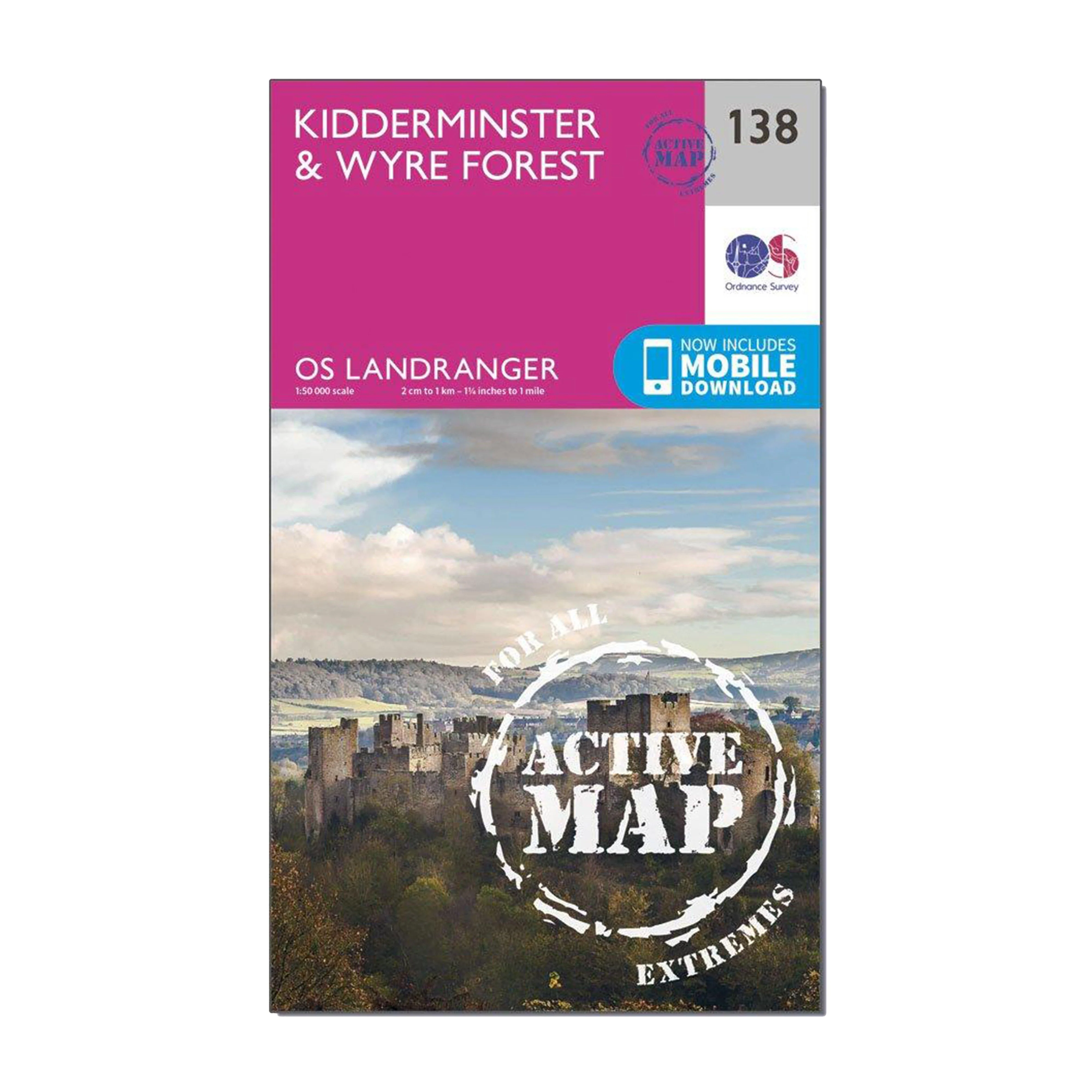 Landranger Active 138 Kidderminster & Wyre Forest Map With Digital Version - Image 4