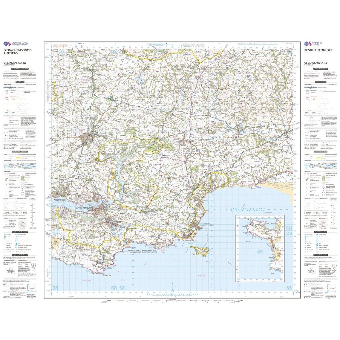 Landranger Active 158 Tenby & Pembroke Map With Digital Version - Image 3