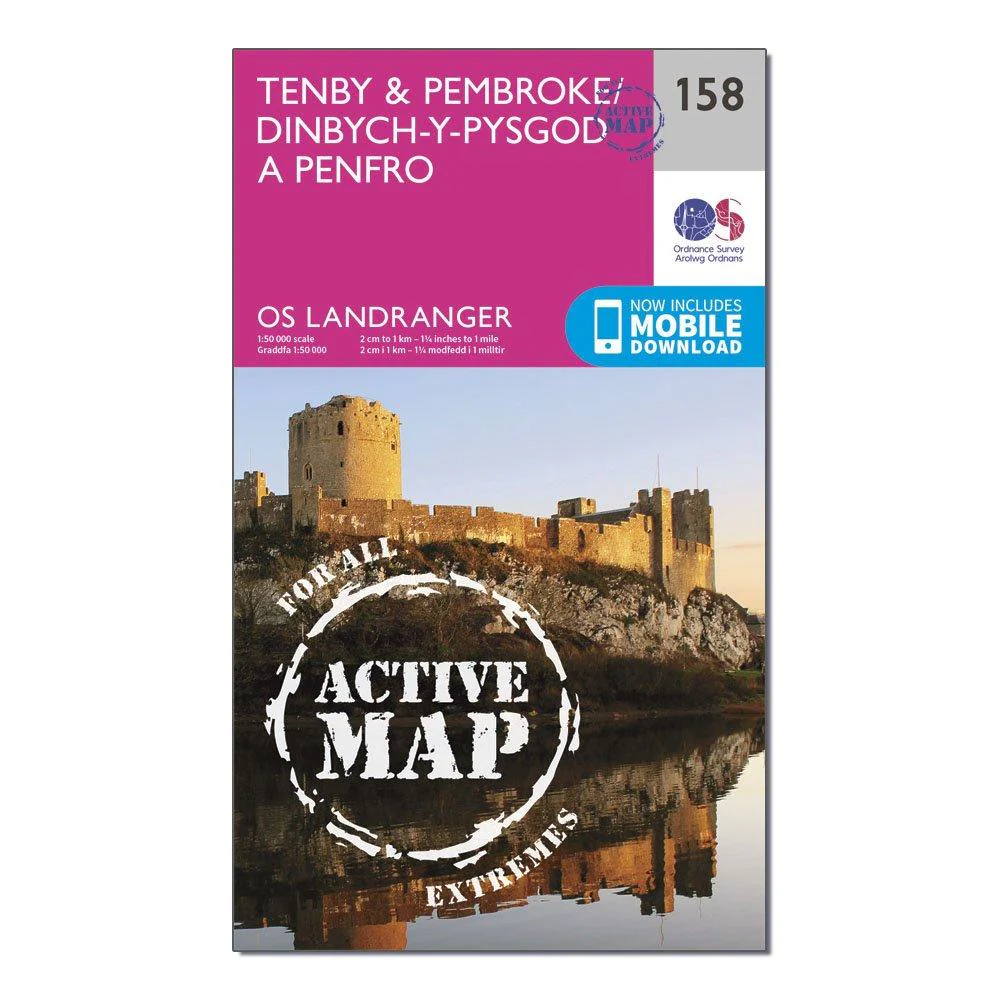 Landranger Active 158 Tenby & Pembroke Map With Digital Version - Image 4