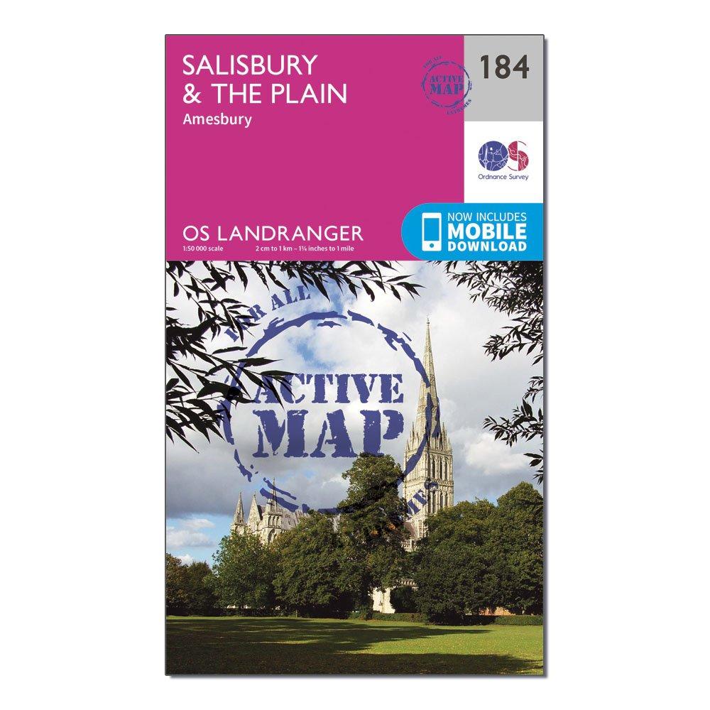 Landranger Active 184 Salisbury & The Plain, Amesbury Map With Digital Version - Image 4