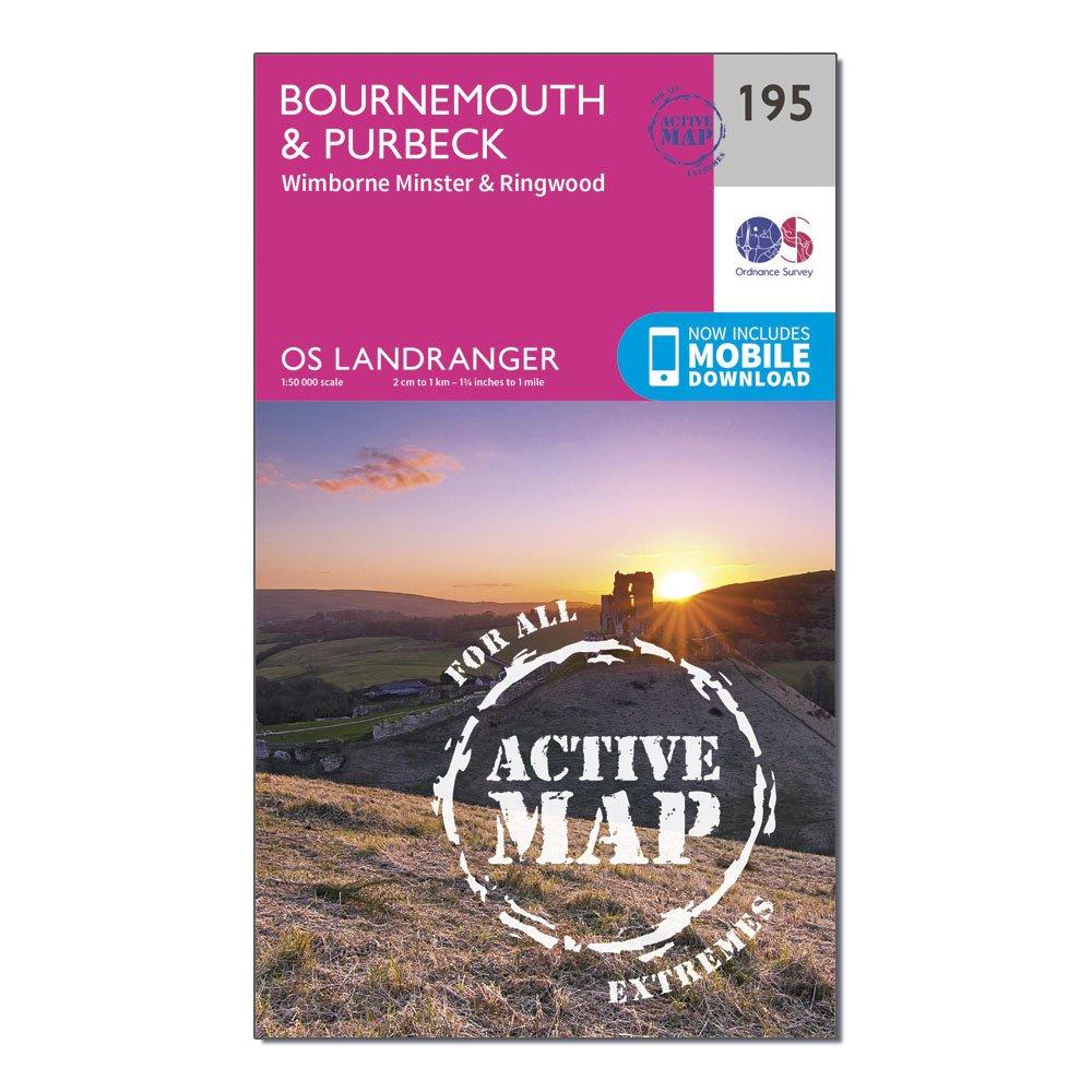 Landranger Active 195 Bournemouth & Purbeck, Wimborne Minster & Ringwood Map With Digital Version - Image 4