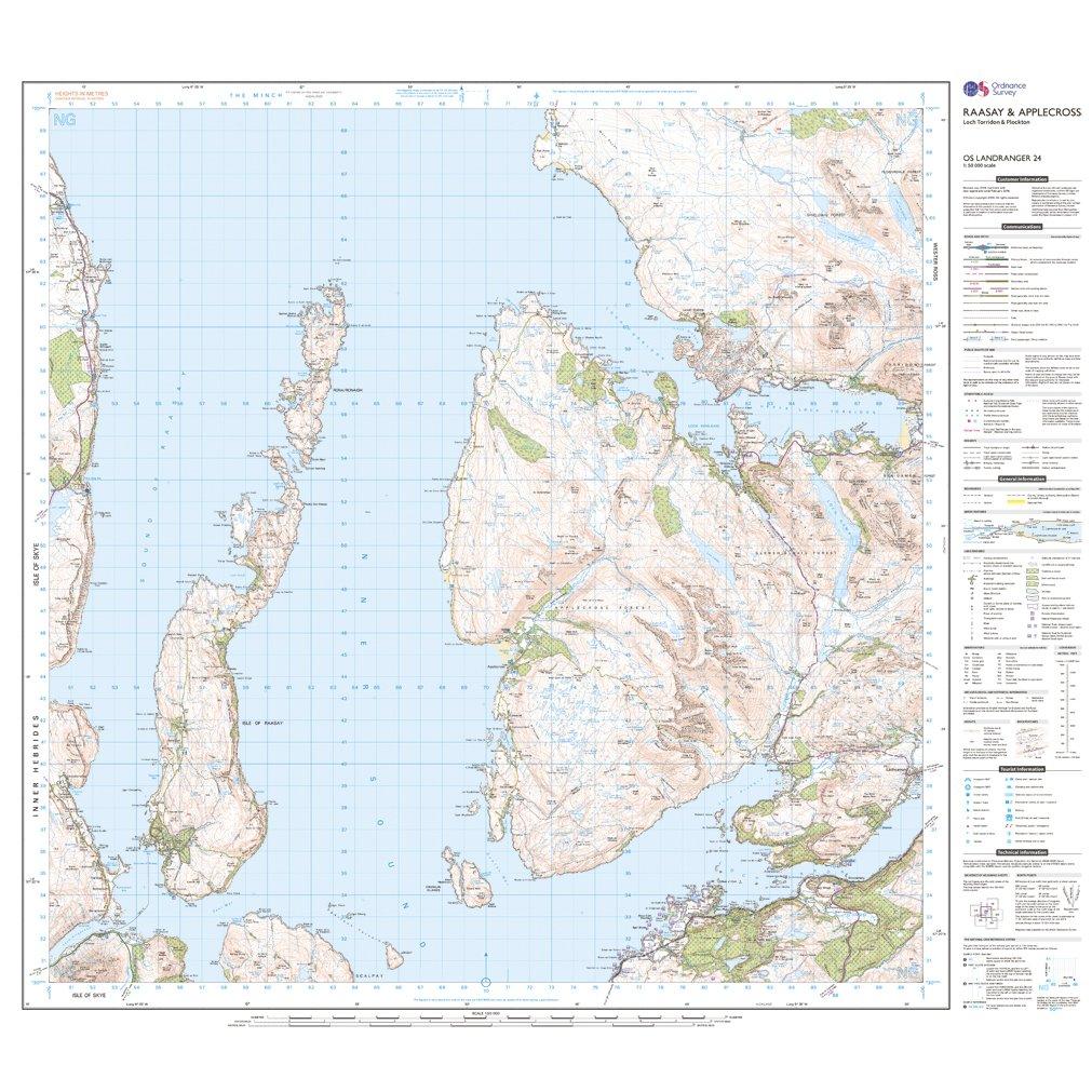 Landranger Active 24 Raasay & Applecross, Loch Torridon & Plockton Map With Digital Version - Image 3