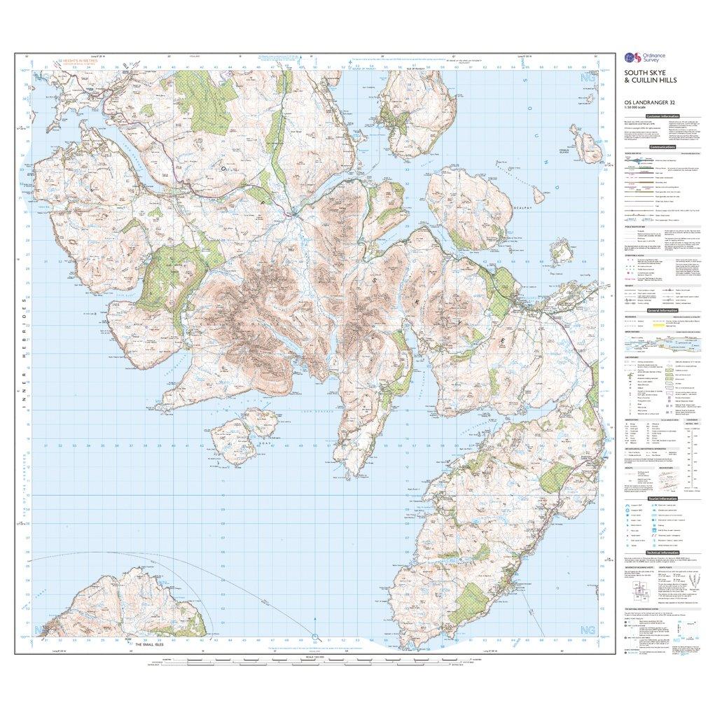 Landranger Active 32 South Skye & Cuillin Hills Map With Digital Version - Image 3