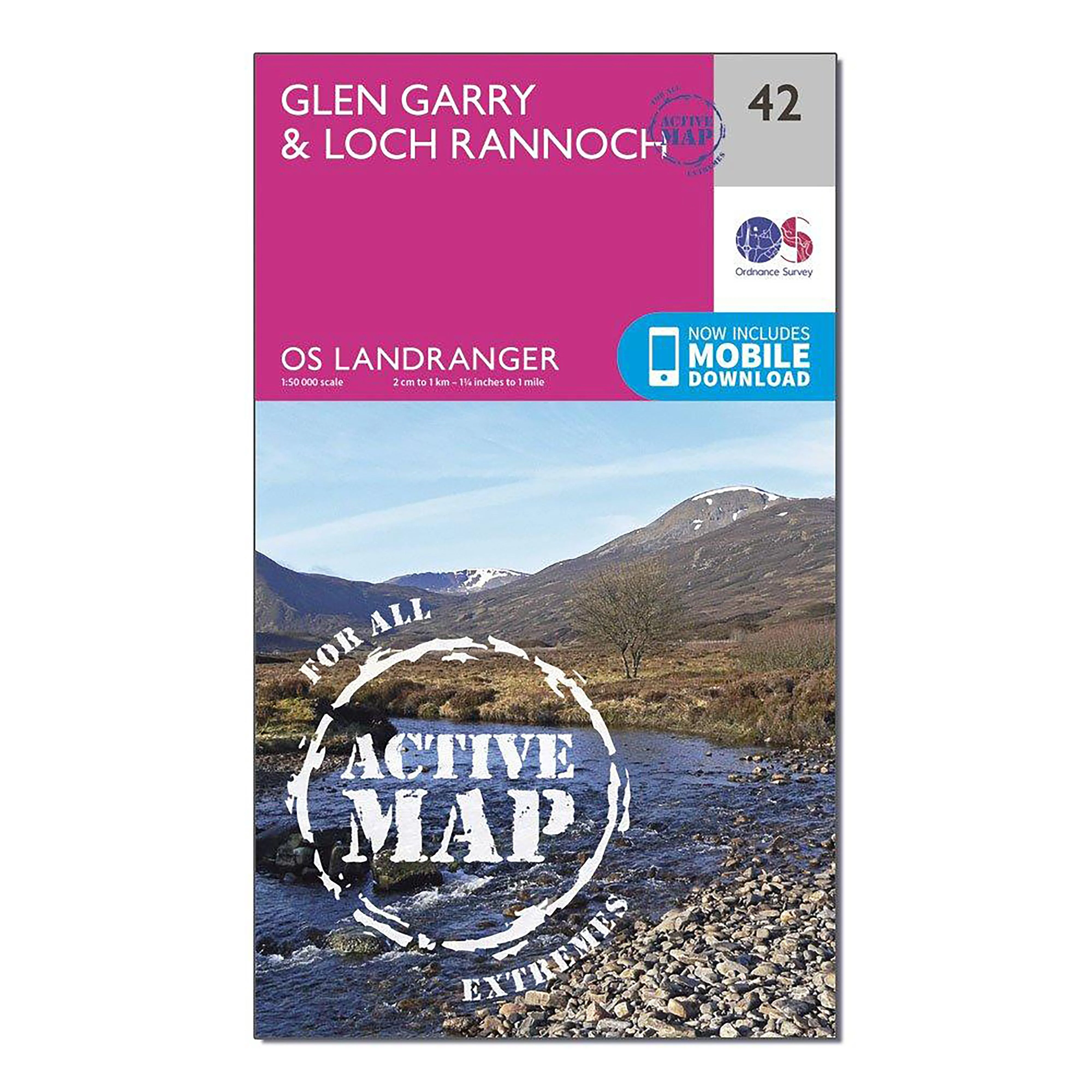 Landranger Active 42 Glen Garry & Loch Rannoch Map With Digital Version - Image 4