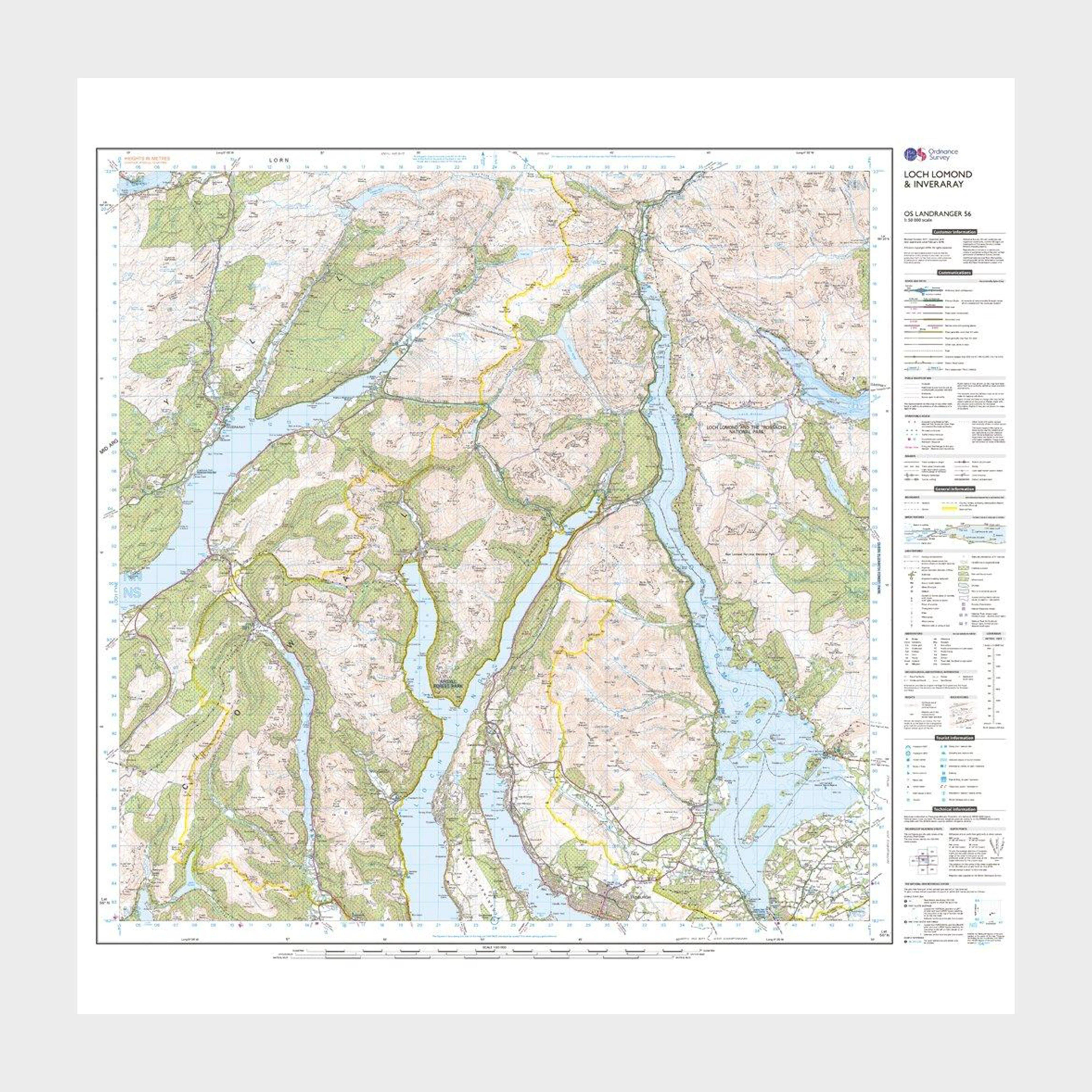 Landranger Active 56 Loch Lomond & Inveraray Map With Digital Version - Image 3