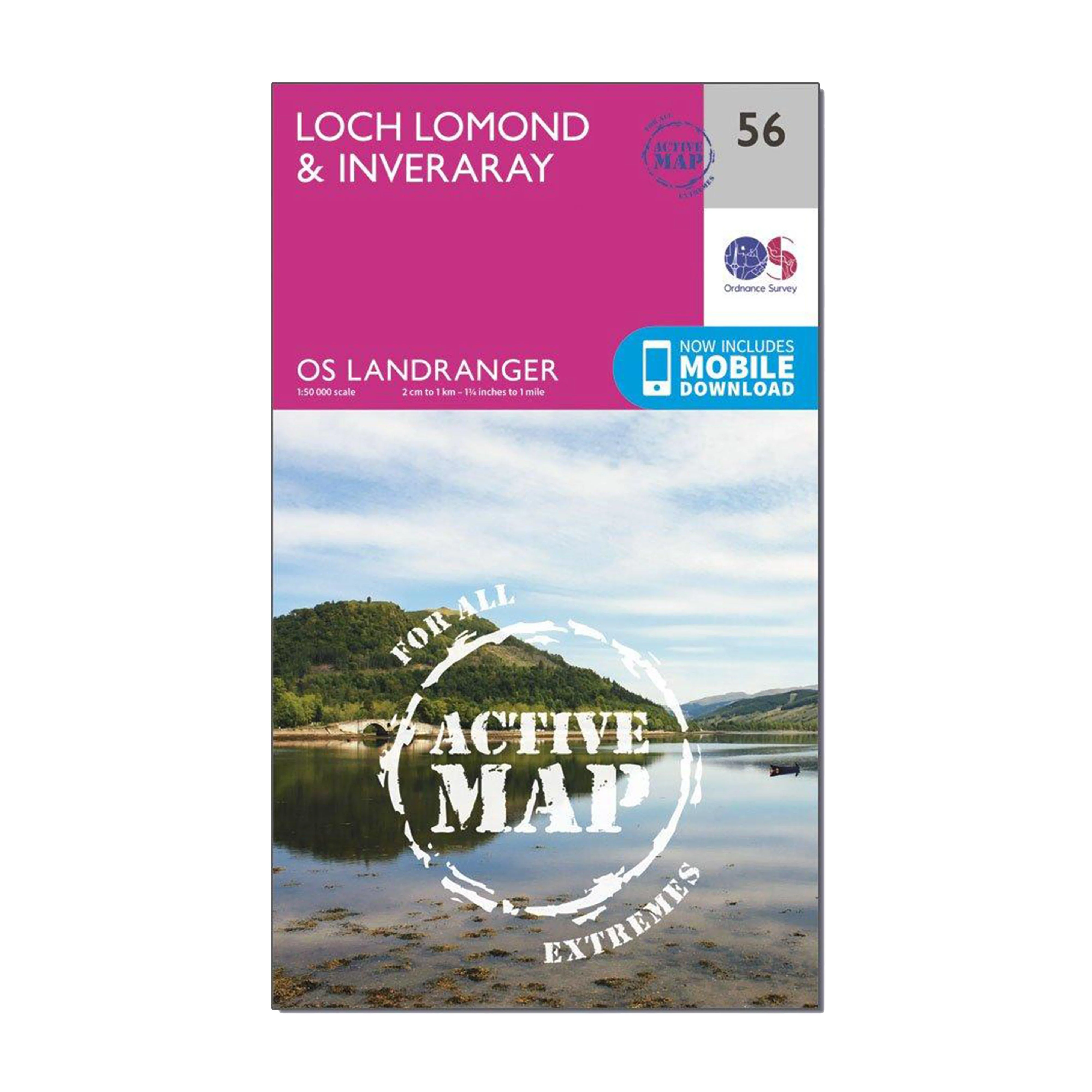 Landranger Active 56 Loch Lomond & Inveraray Map With Digital Version - Image 4