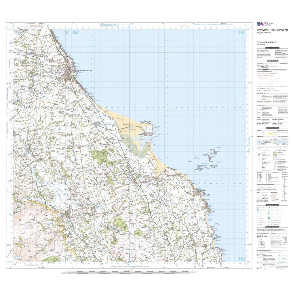 Landranger Active 75 Berwick-upon-Tweed Map With Digital Version - Image 3