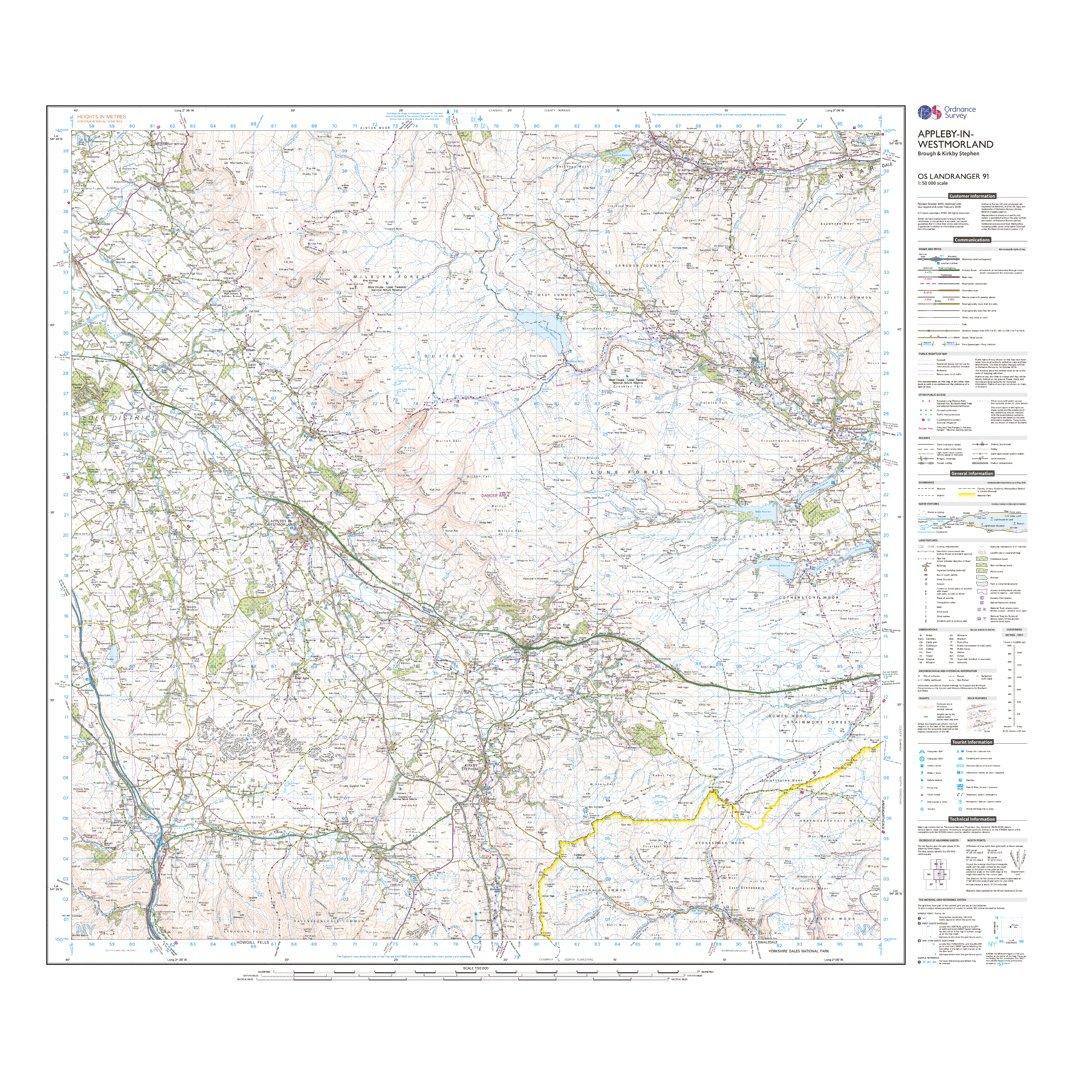 Landranger Active 91 Appleby-in-Westmorland Map With Digital Version - Image 3