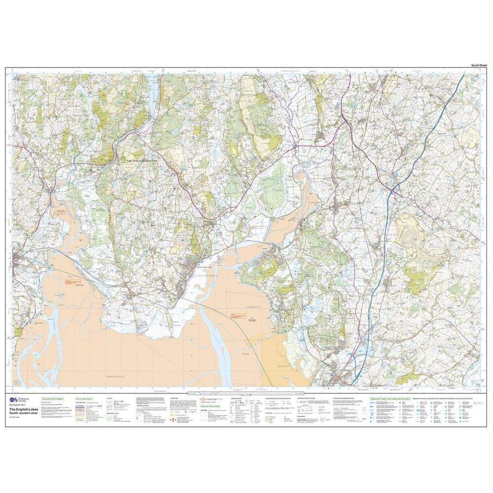 OL 7 Explorer The Lake District: South-eastern area Map - Image 4