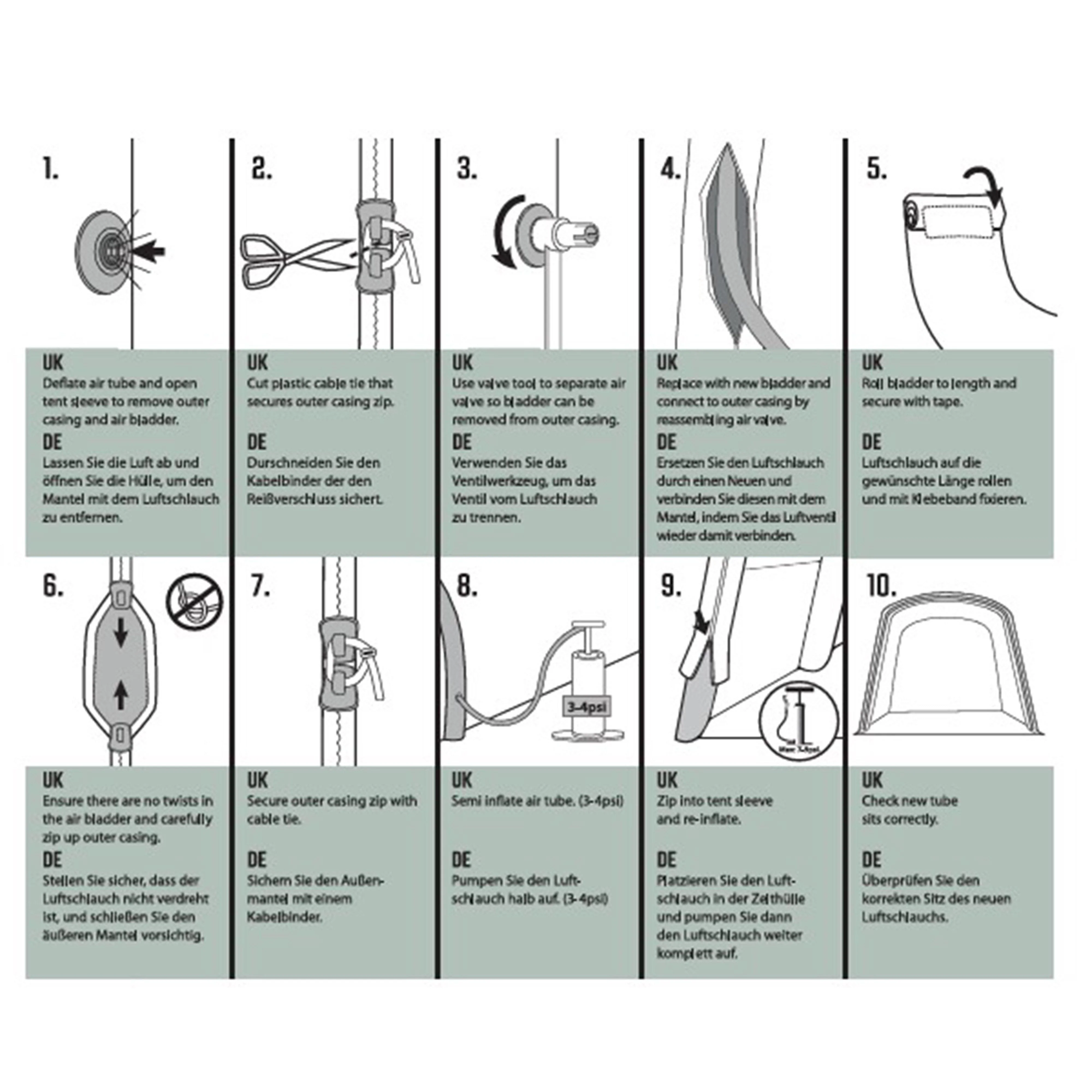 Air Tube Repair Kit - Purple C - Image 2