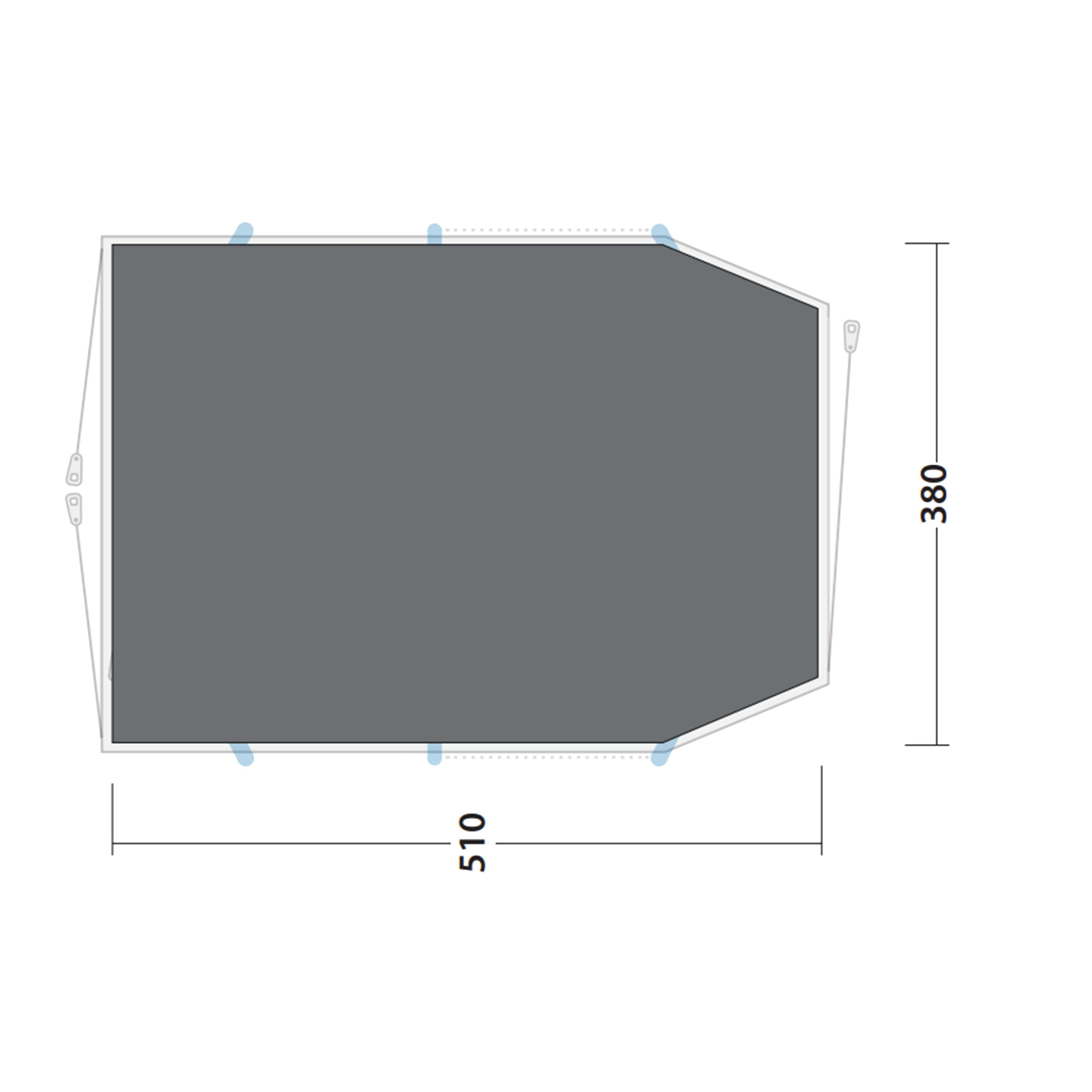 Starhill 6A Footprint Groundsheet 380cm x 510cm - Image 2