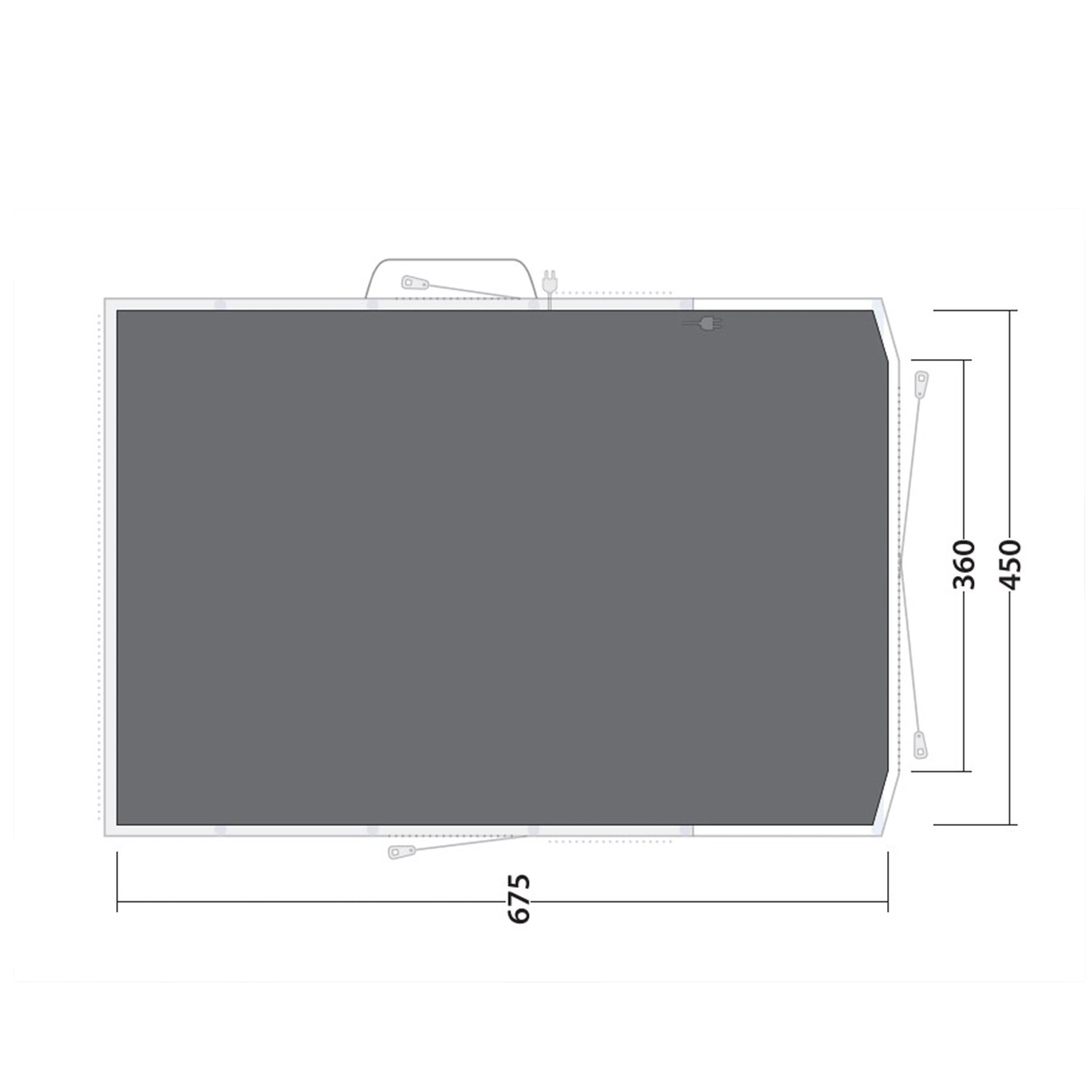Sundale 7PA Footprint LUX Groundsheet - Image 2