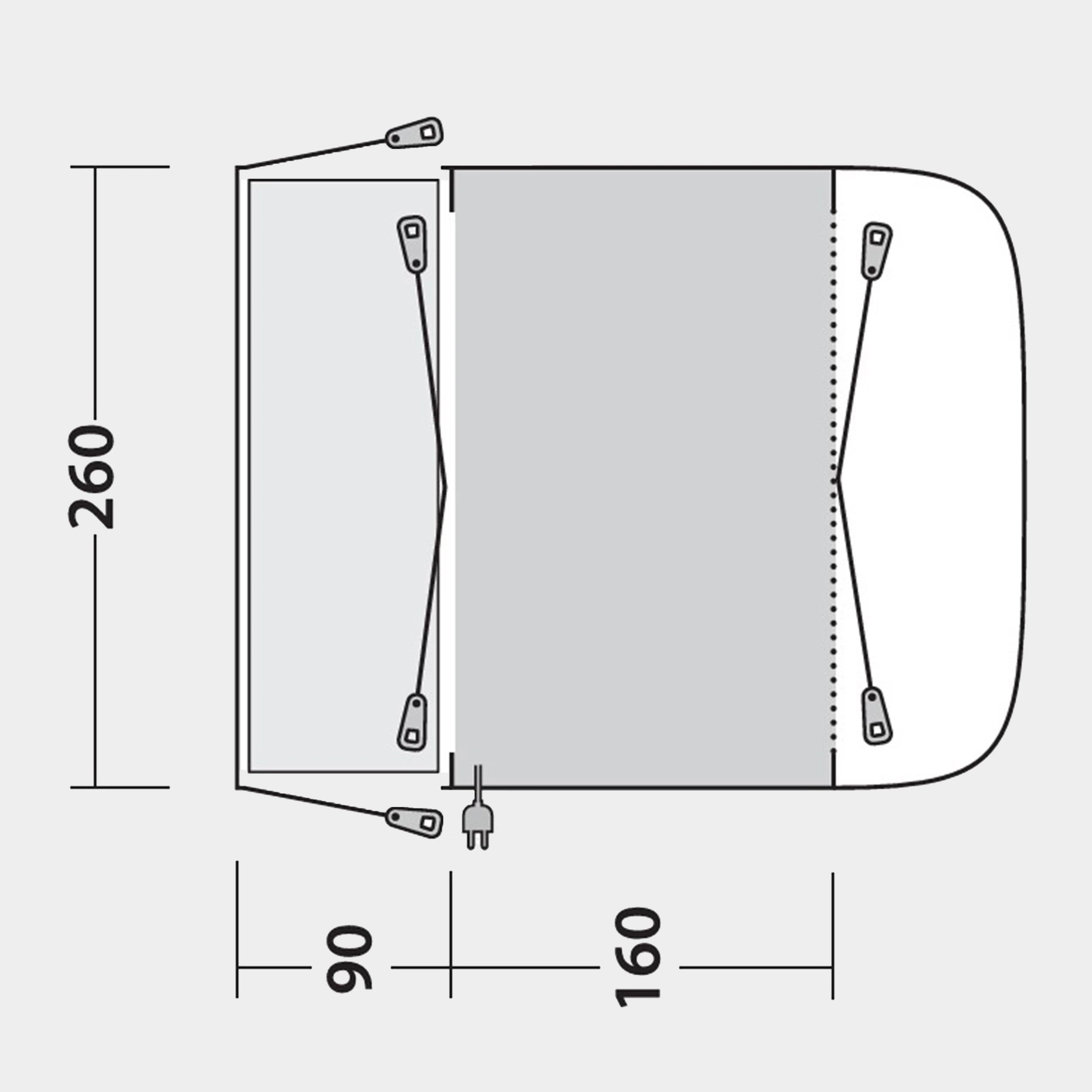 Waystone 160 Drive Away Awning - Image 2