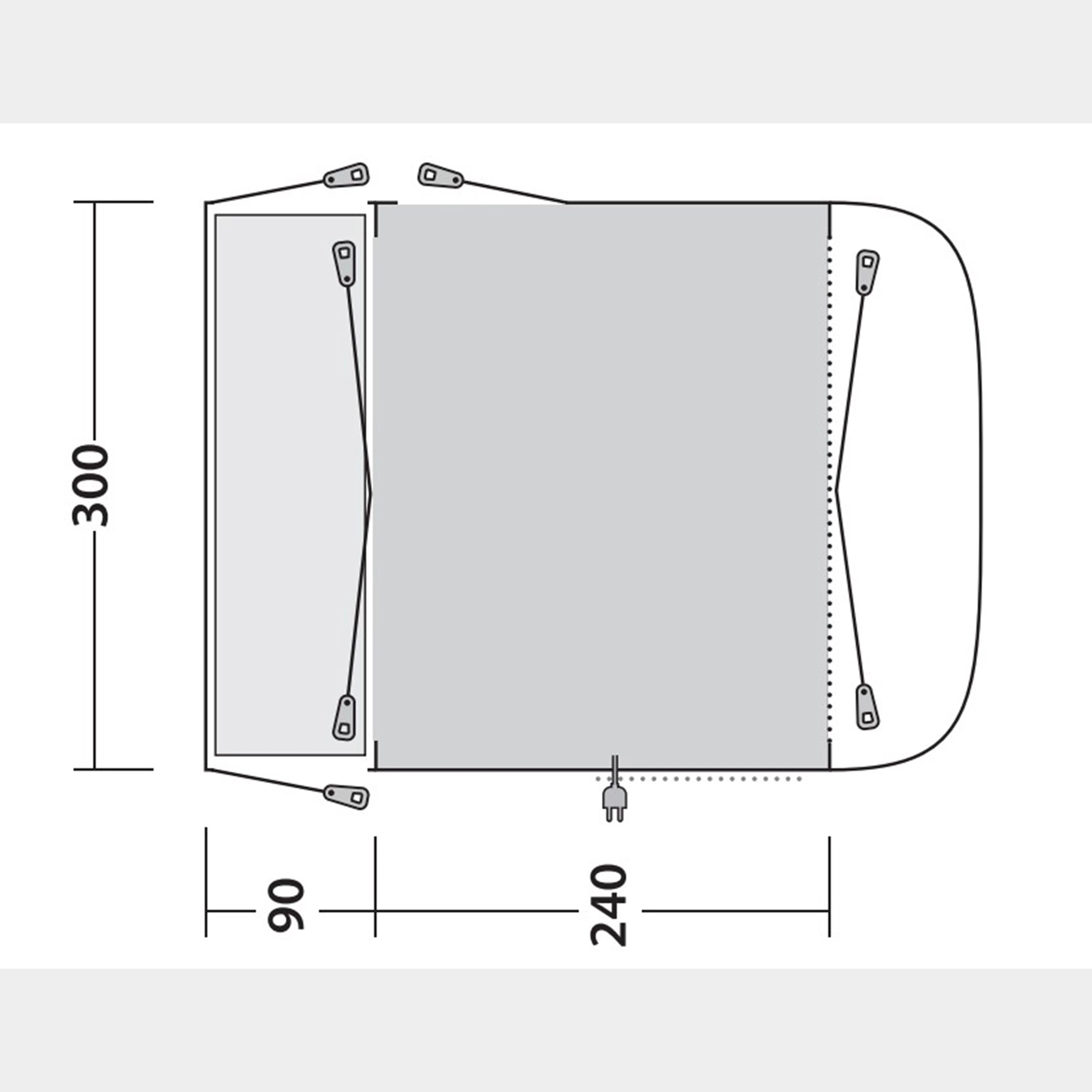 Waystone 240 Drive Away Awning - Image 2