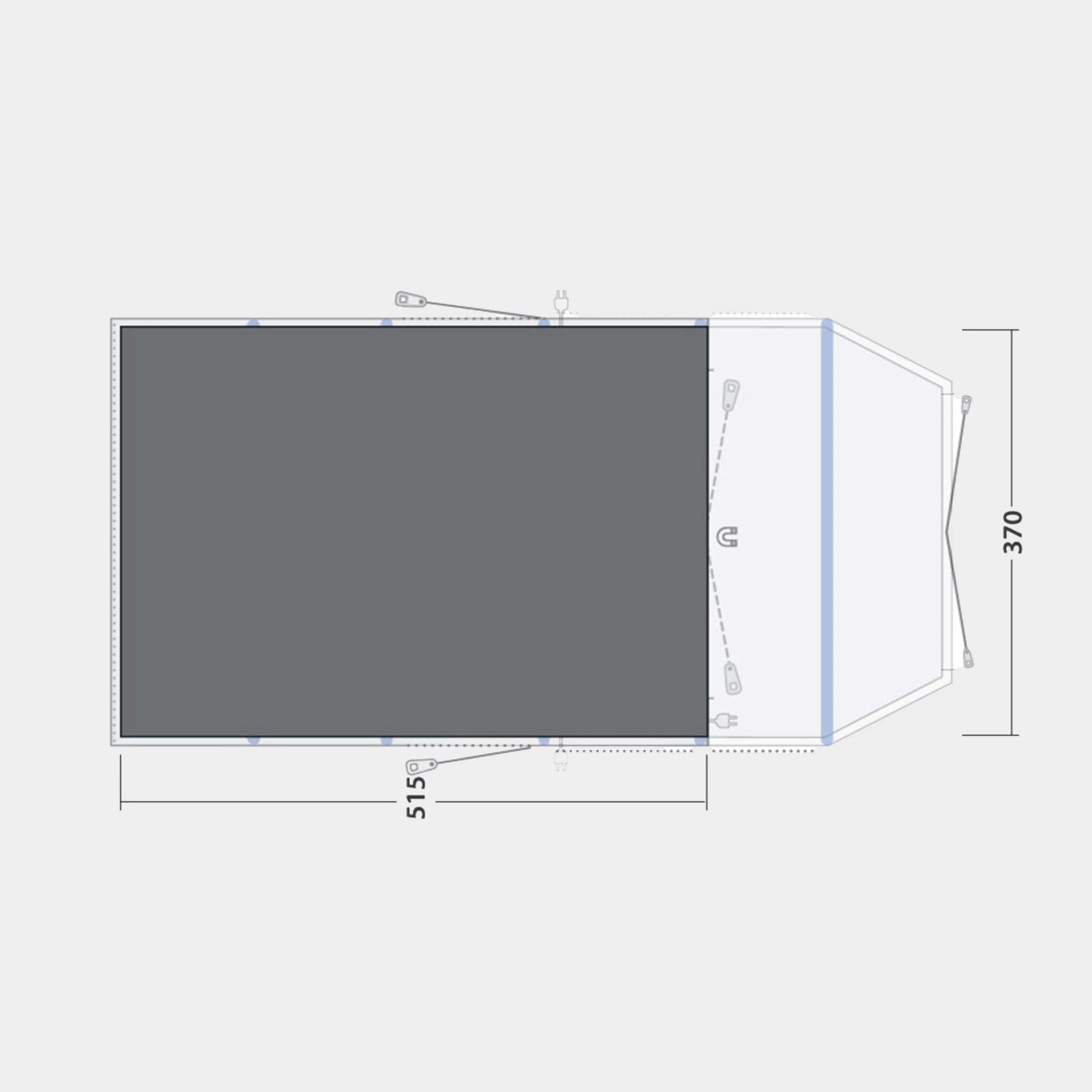 Wood Lake 6ATC Footprint Groundsheet - Image 2