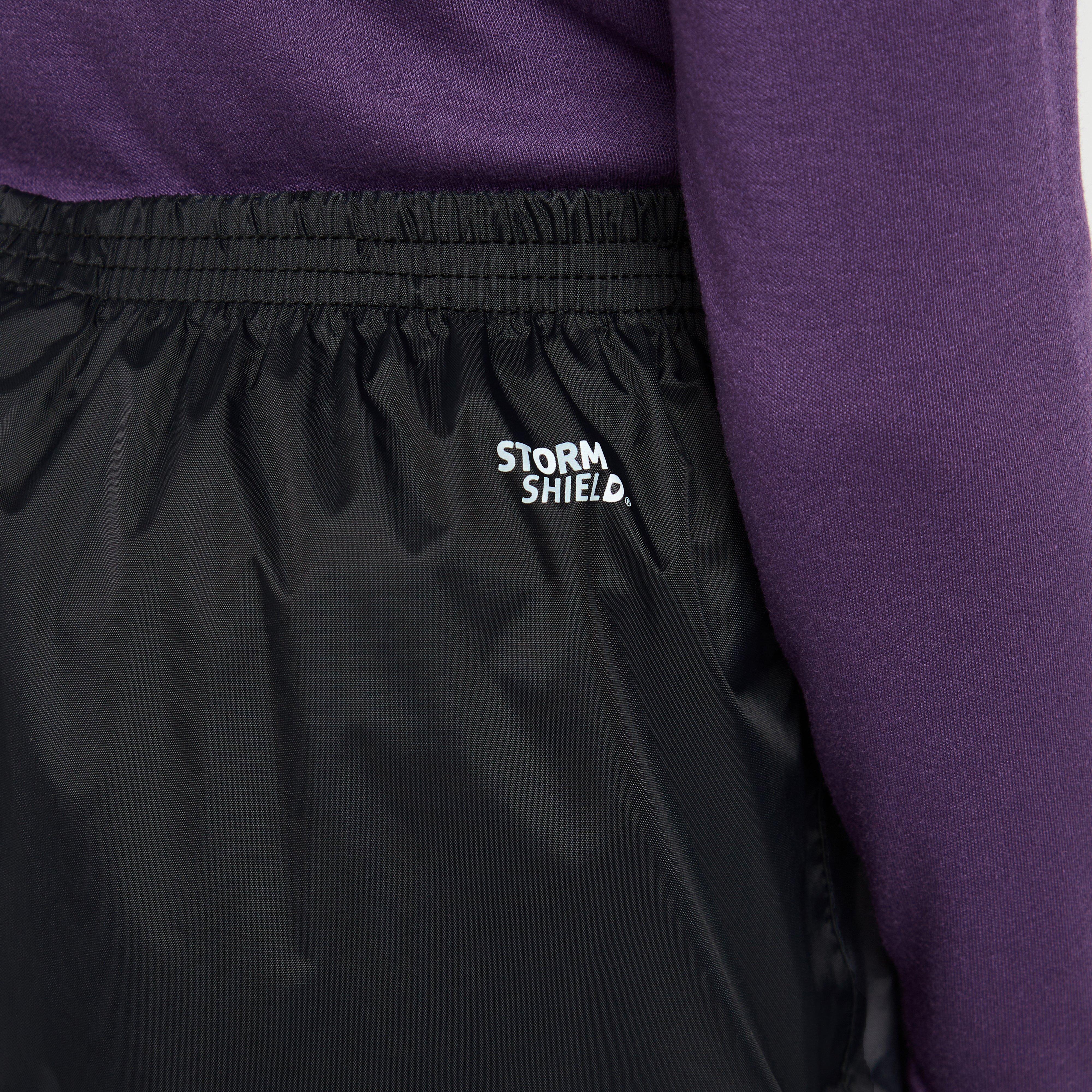 Kids Packable Waterproof Pants Black - Image 6