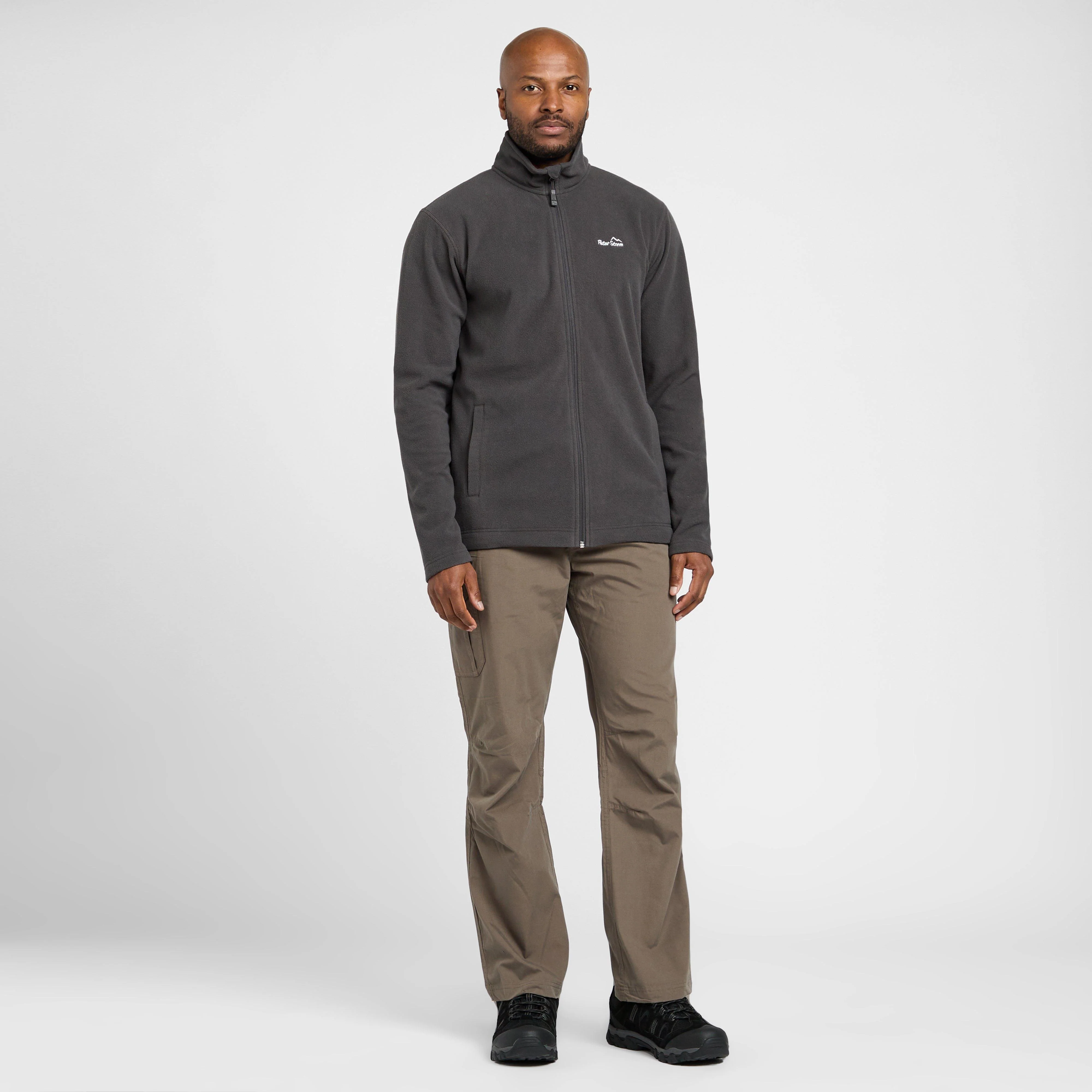 Mens Bracken Full Zip Fleece Grey - Image 3