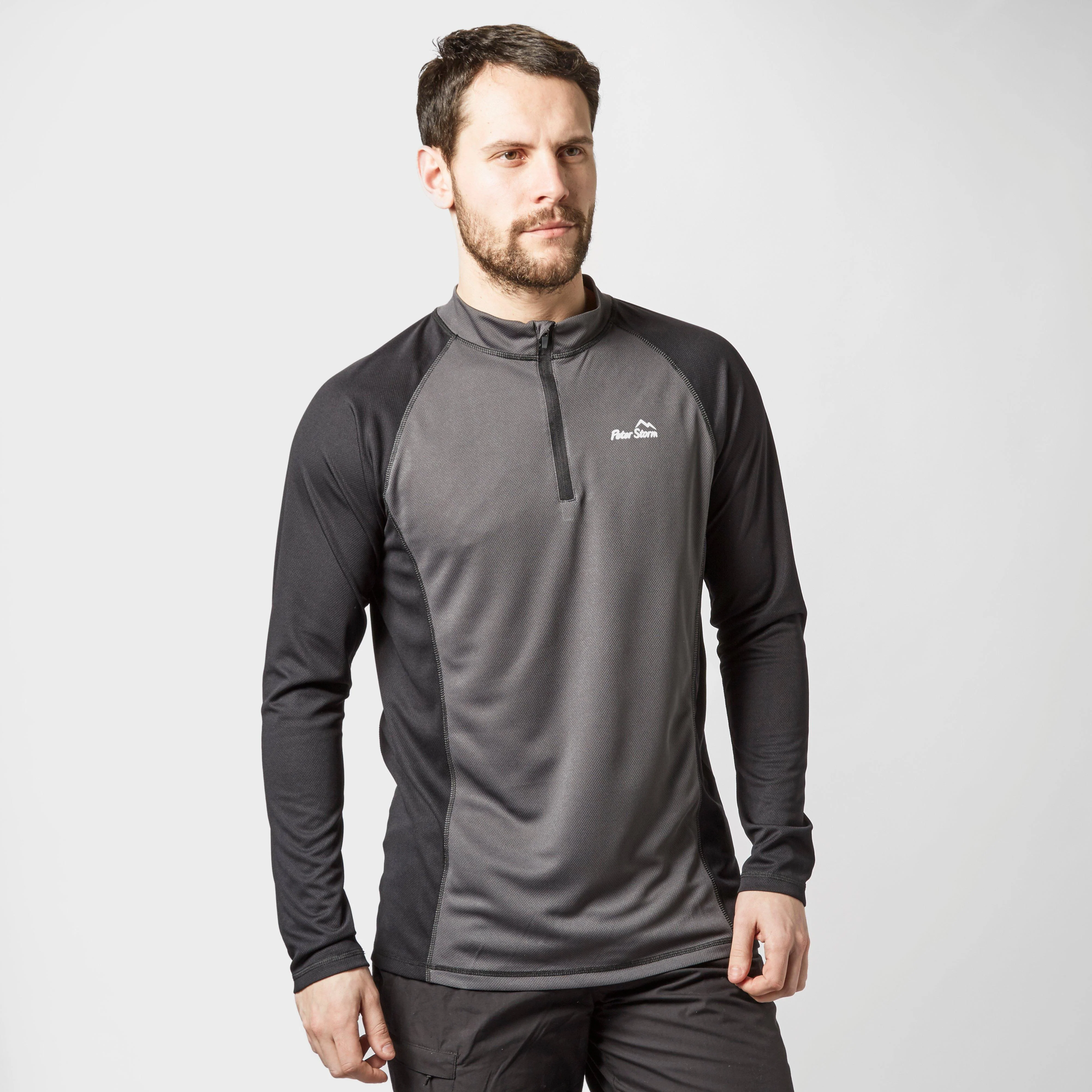 Men's Long Sleeve Zip Tech T-Shirt