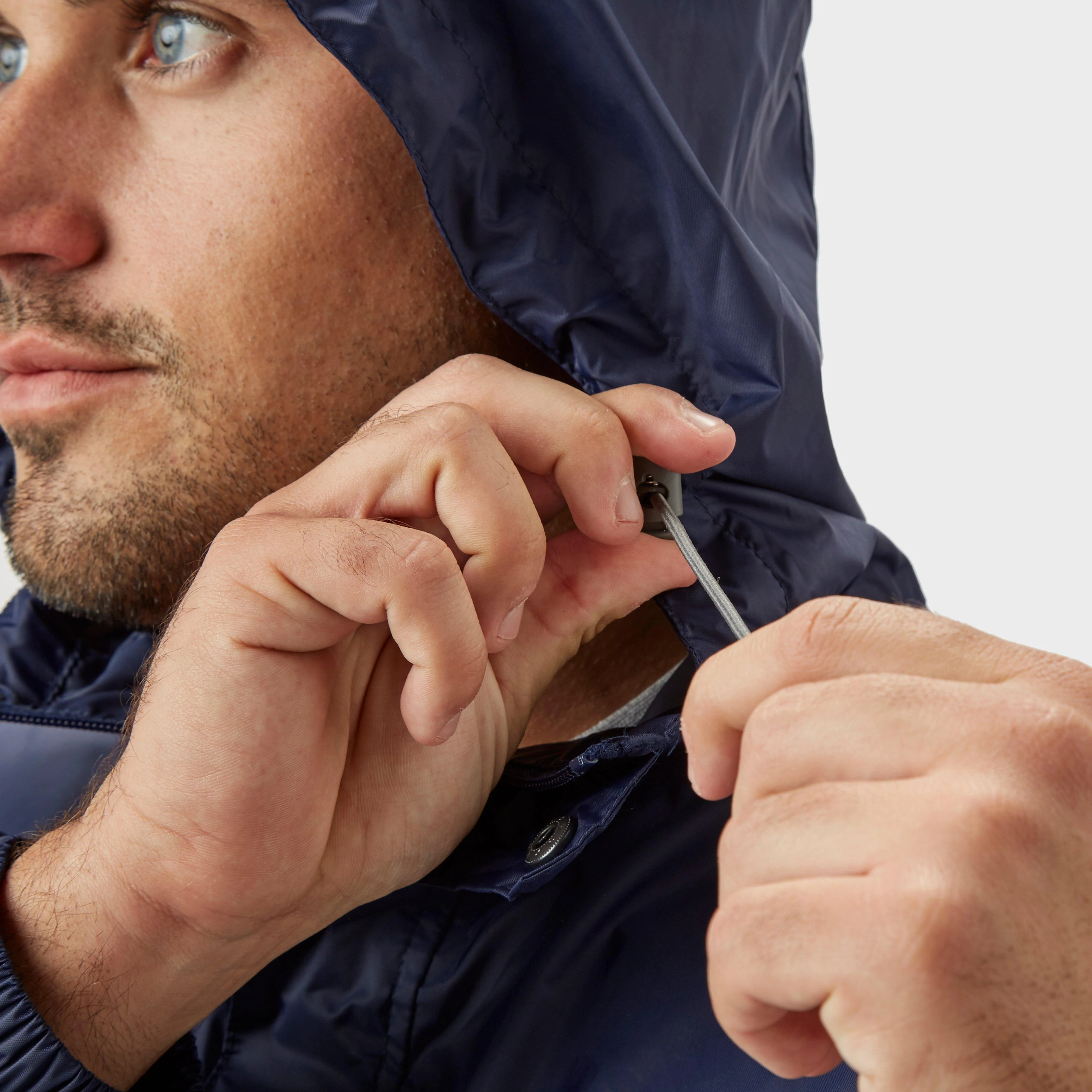 Mens Packable Cagoule Navy - Image 10