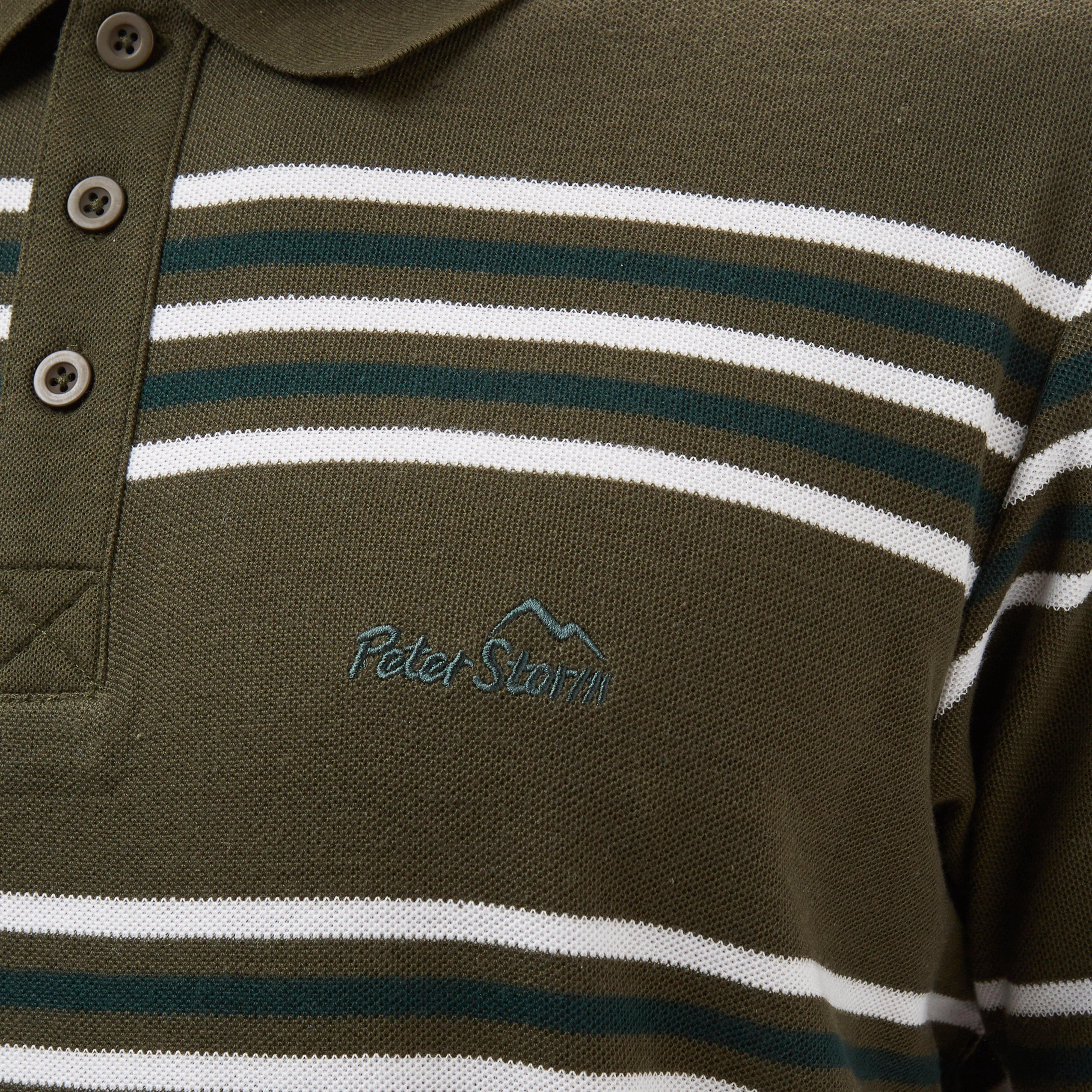 Men's Striped Polo Shirt - Image 4
