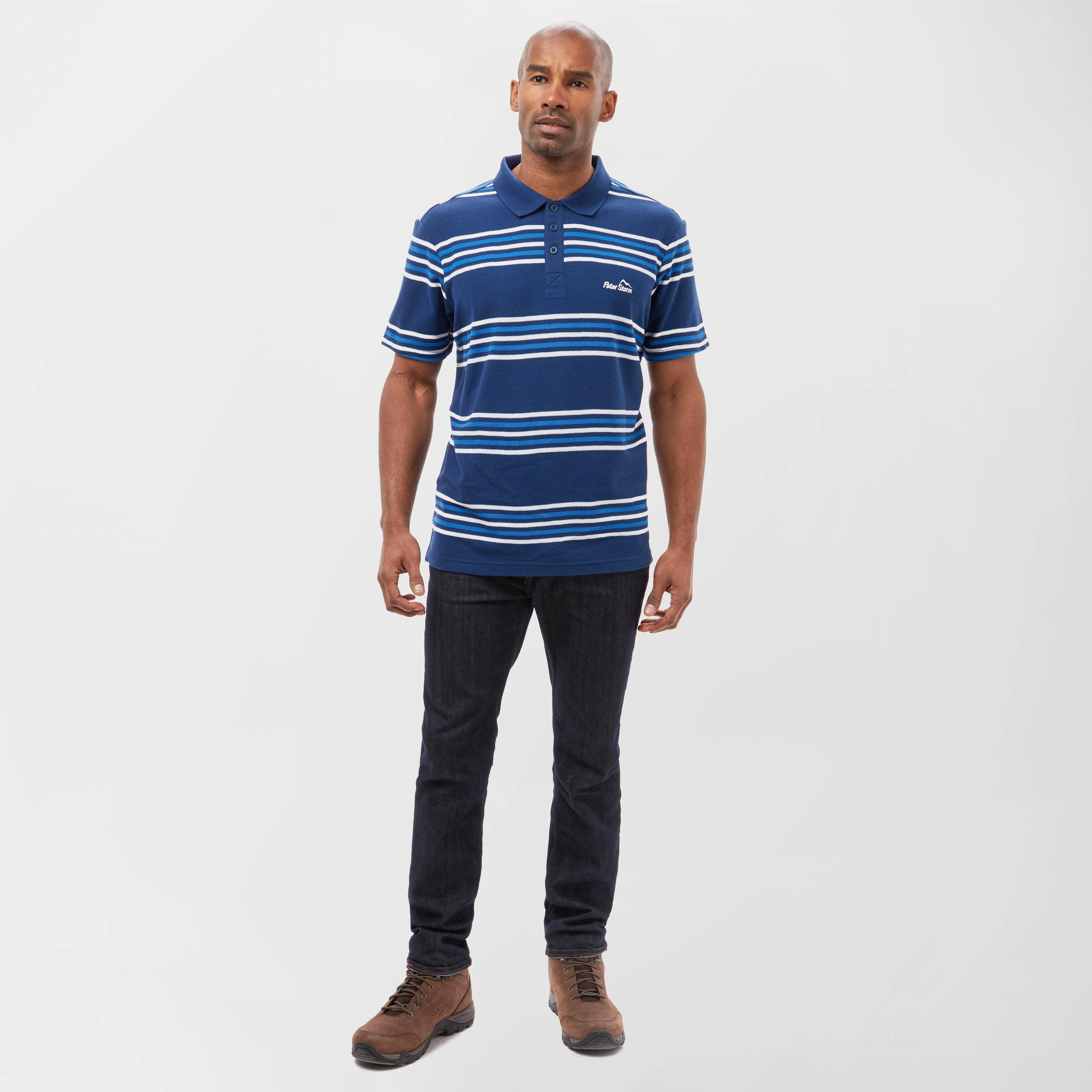 Men's Striped Polo Shirt - Image 3