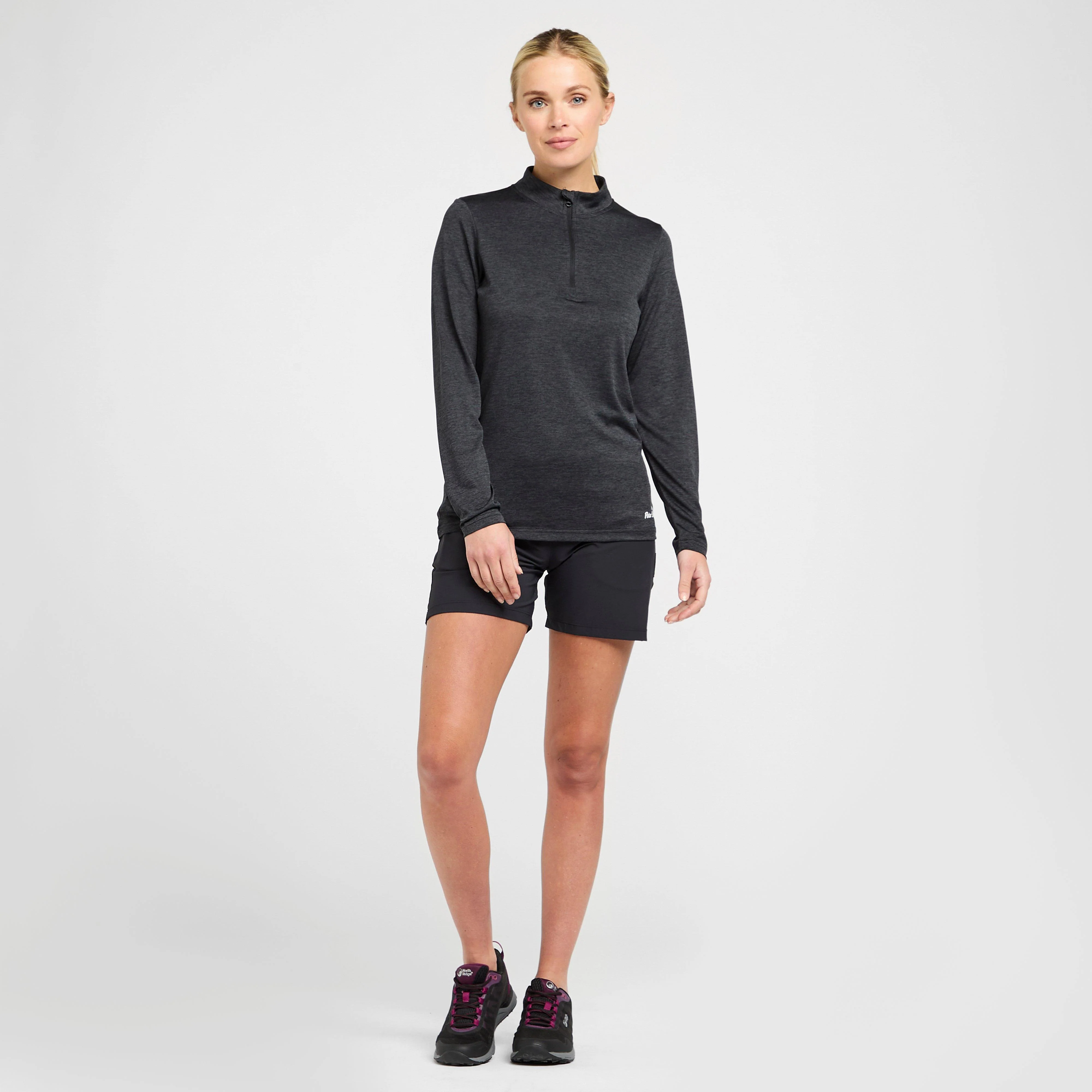 Women’s Long Sleeved Zipped Active T-Shirt - Image 3