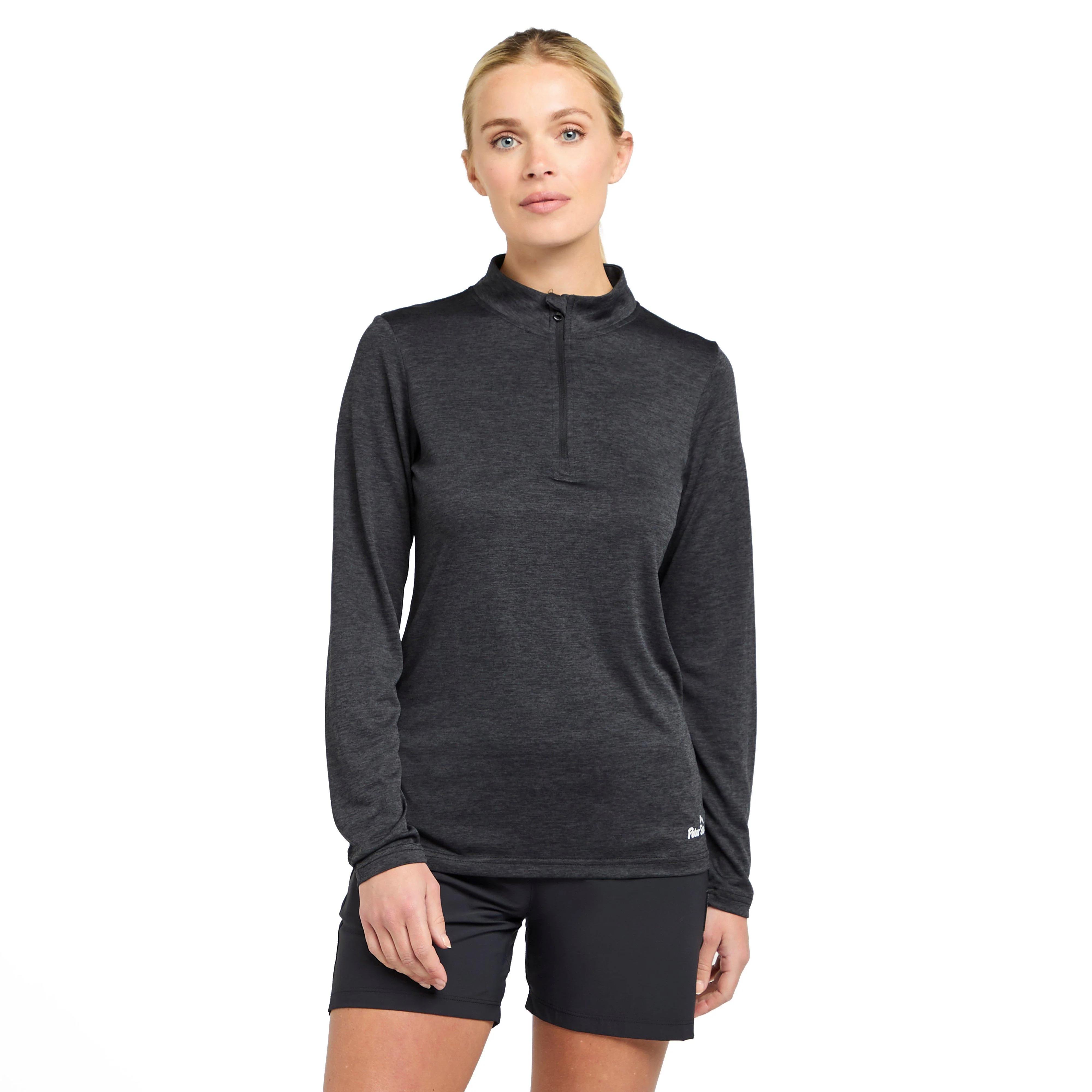 Women’s Long Sleeved Zipped Active T-Shirt - Image 7