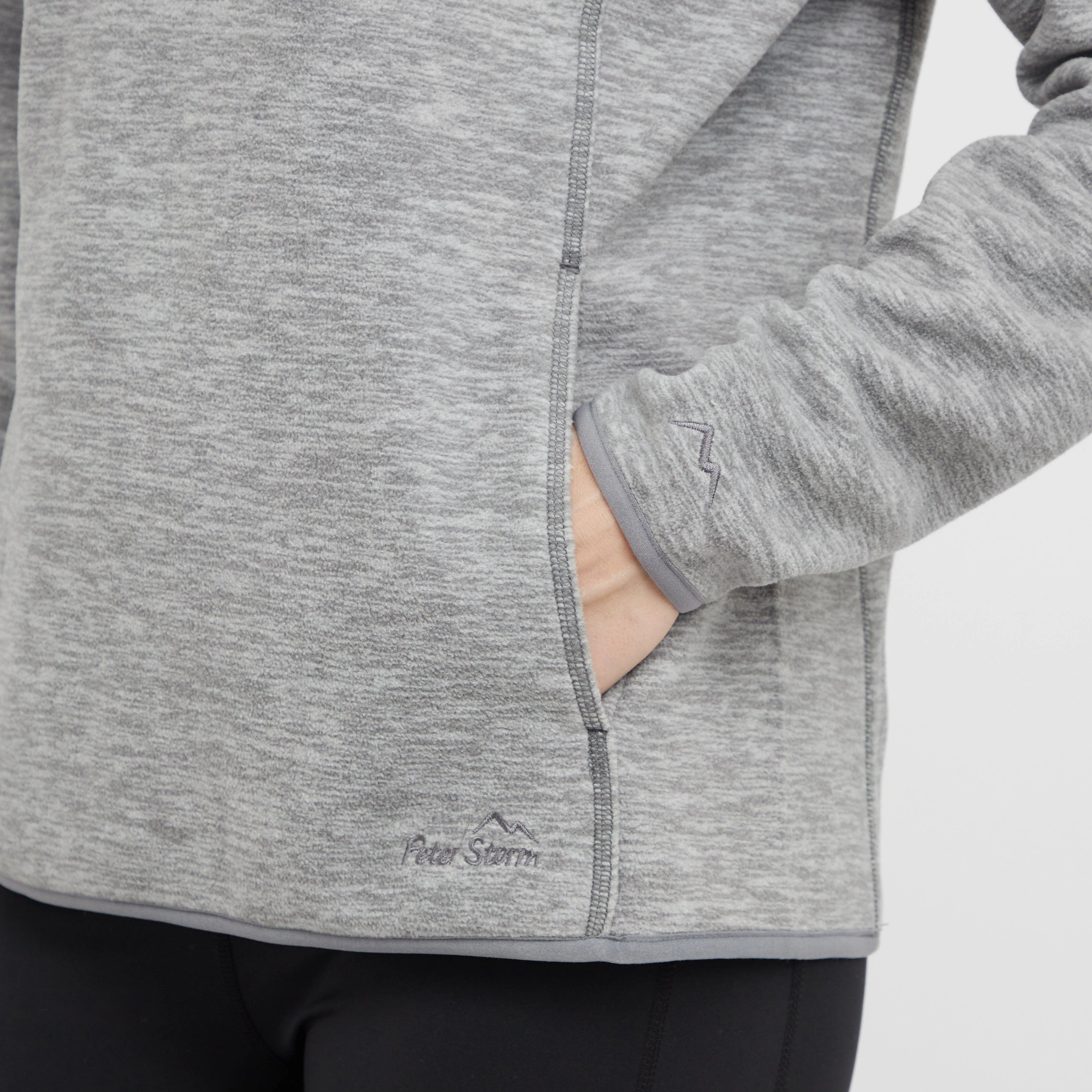 Women's Marl Fleece Hoodie - Image 5