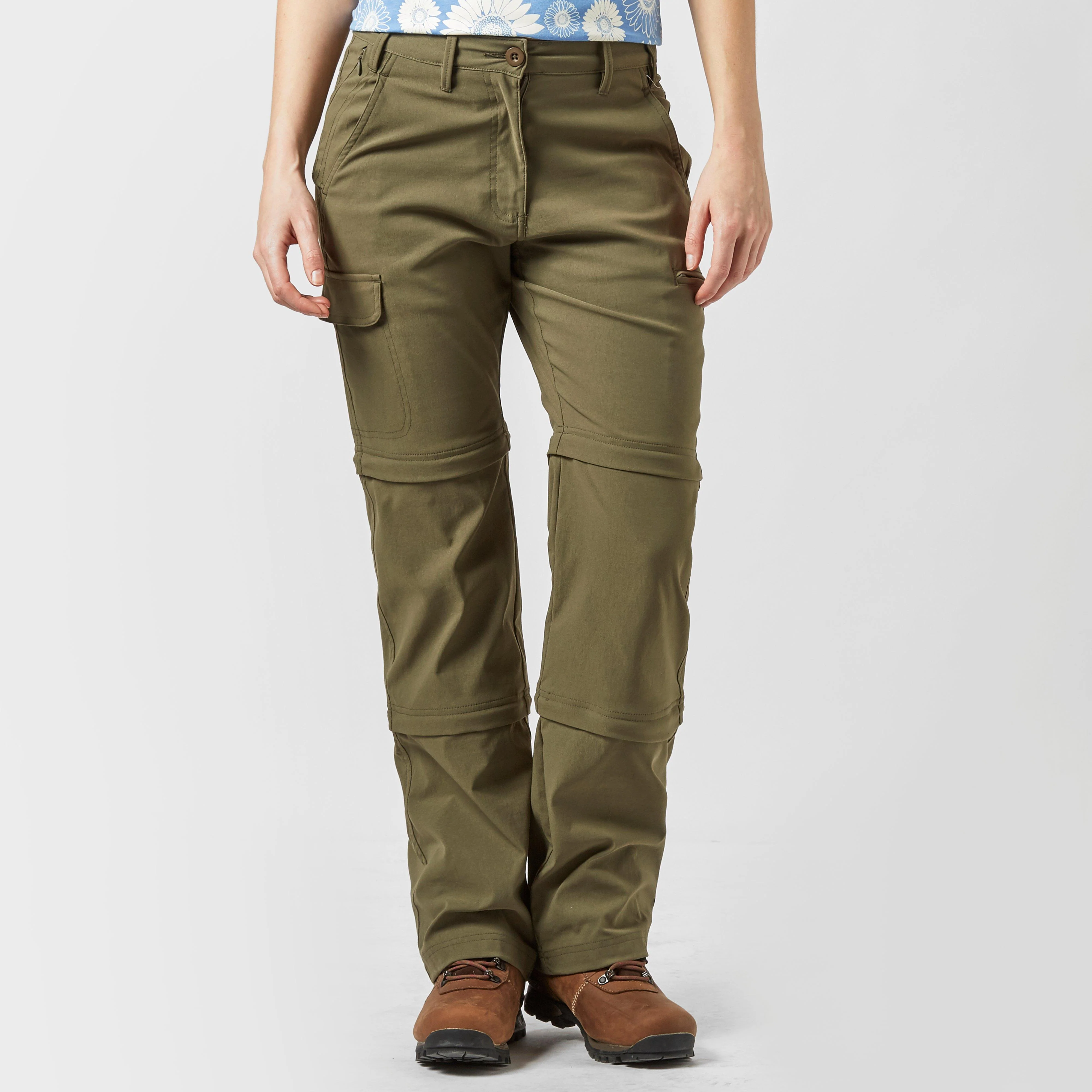 Women's Stretch Double Zip Off Trousers - Long