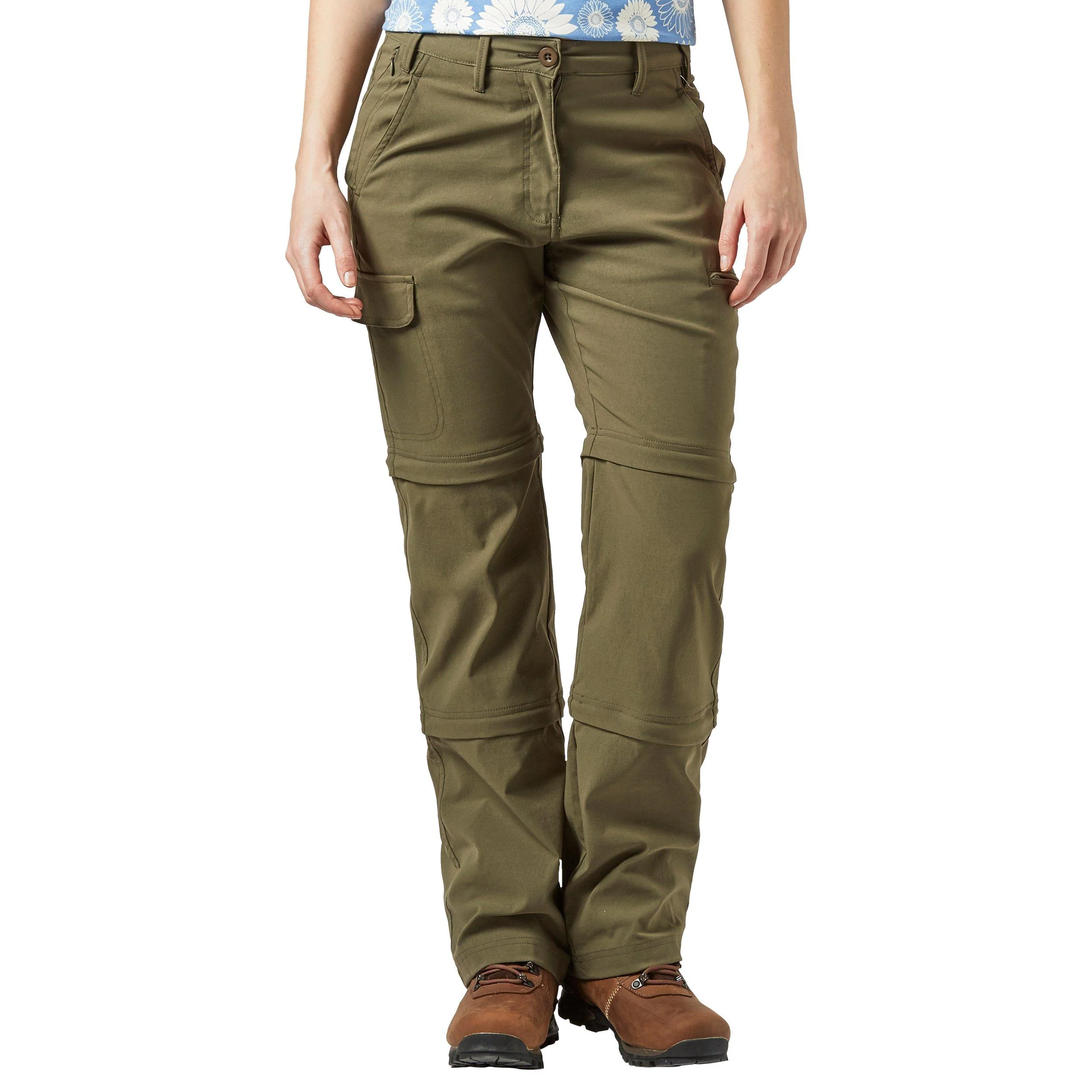 Women's Stretch Double Zip Off Trousers - Long - Image 11