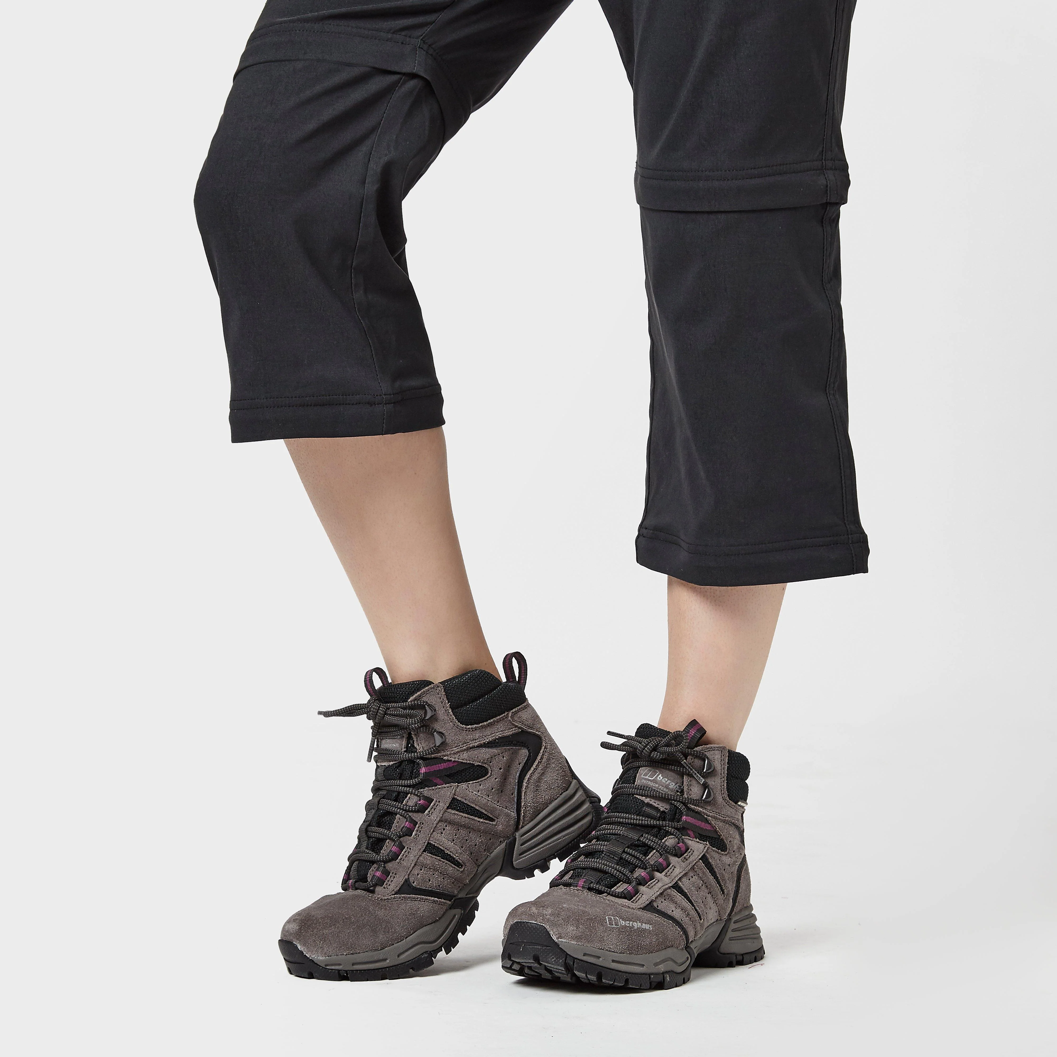 Women's Stretch Double Zip Off Trousers - Short - Image 8