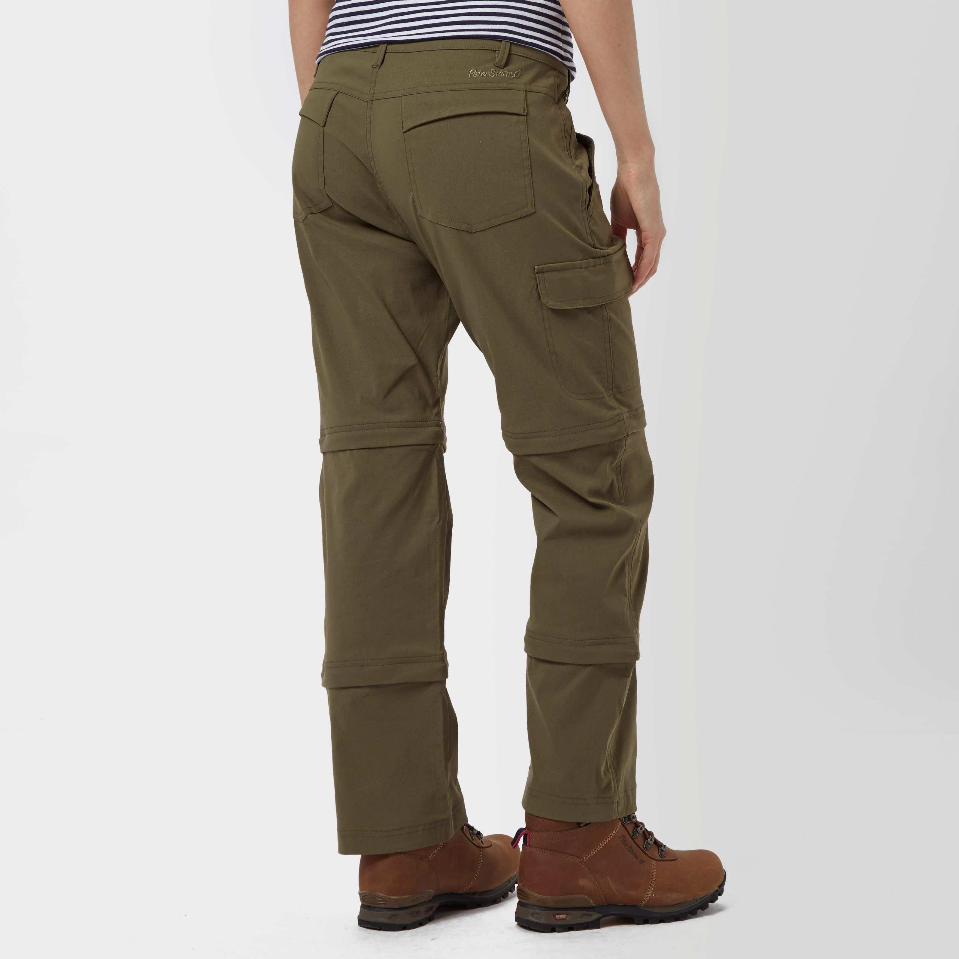 Women's Stretch Double Zip Off Trousers - Short - Image 2