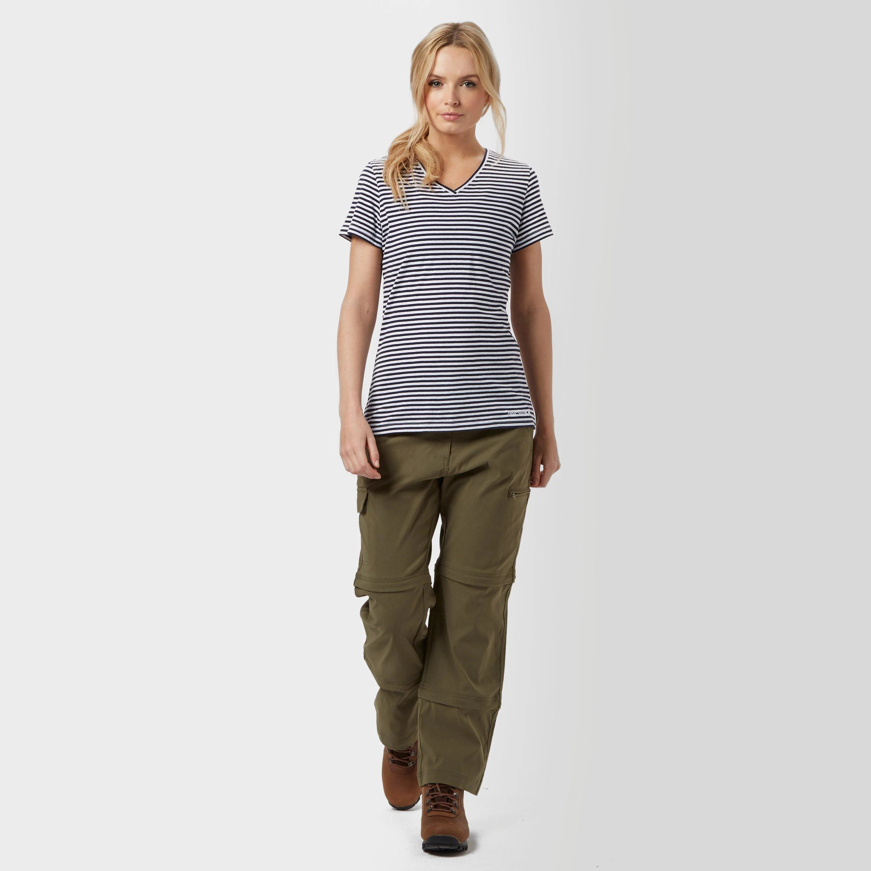 Women's Stretch Double Zip Off Trousers - Short - Image 3