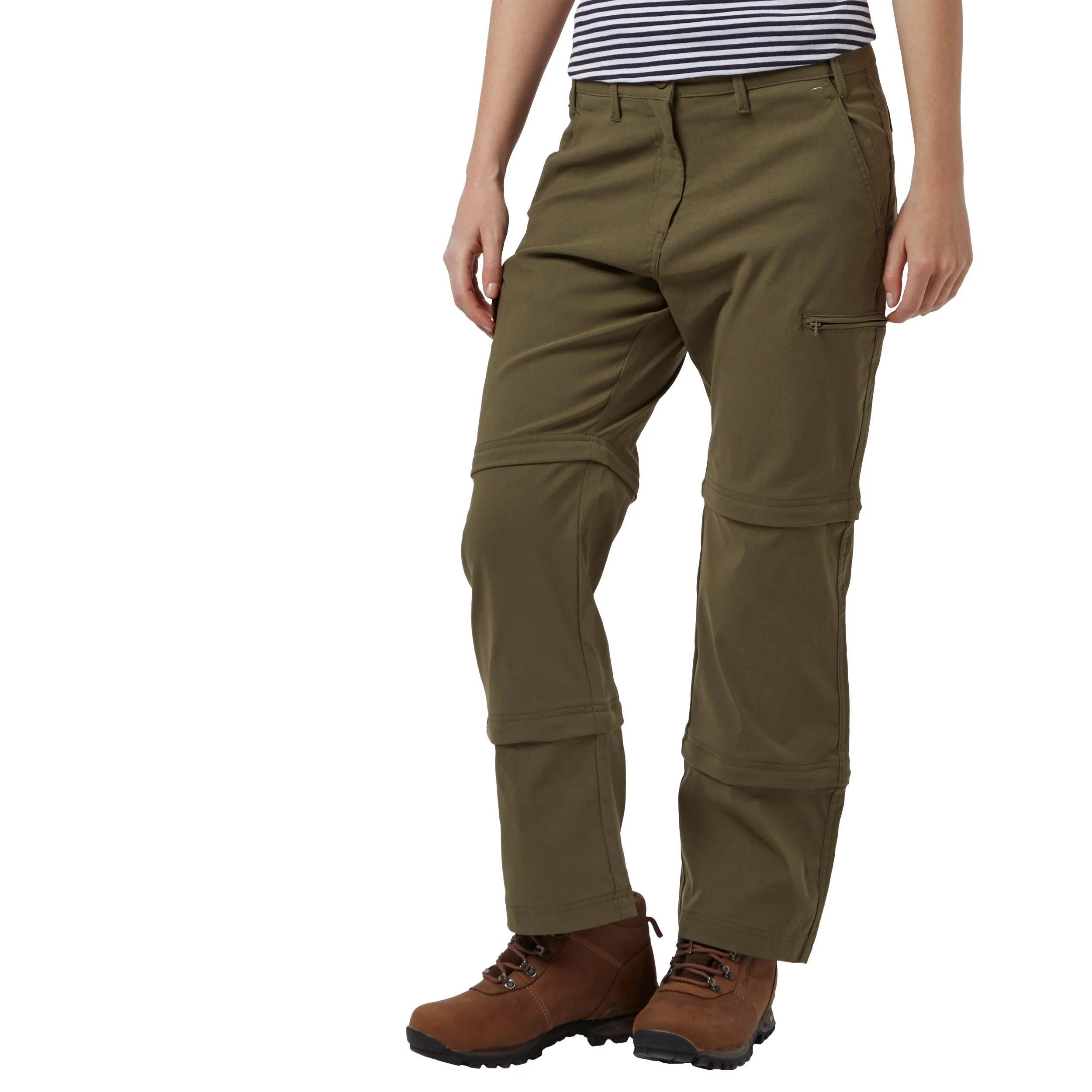 Women's Stretch Double Zip Off Trousers - Short - Image 9