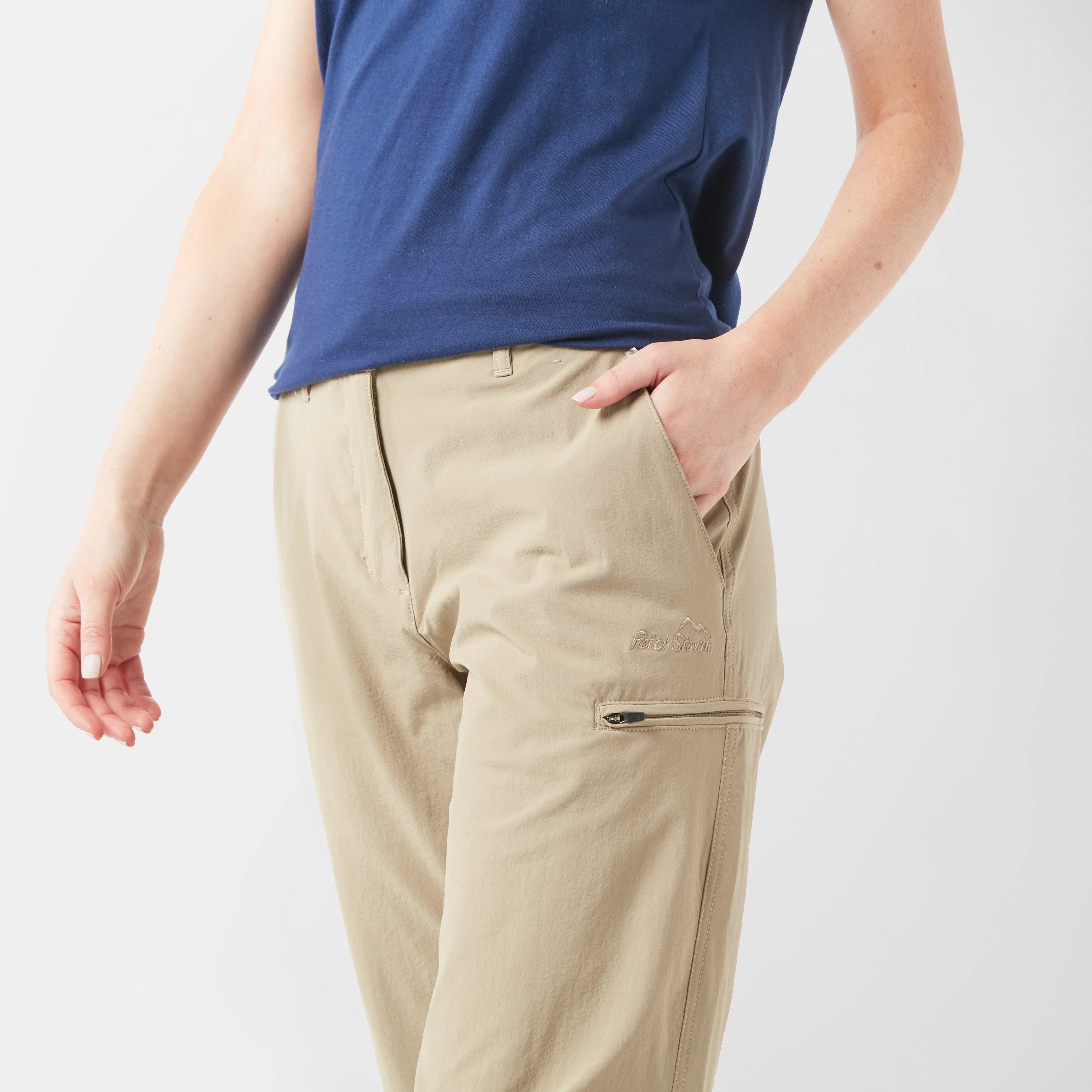 Women's Stretch Roll Up Trousers - Image 4