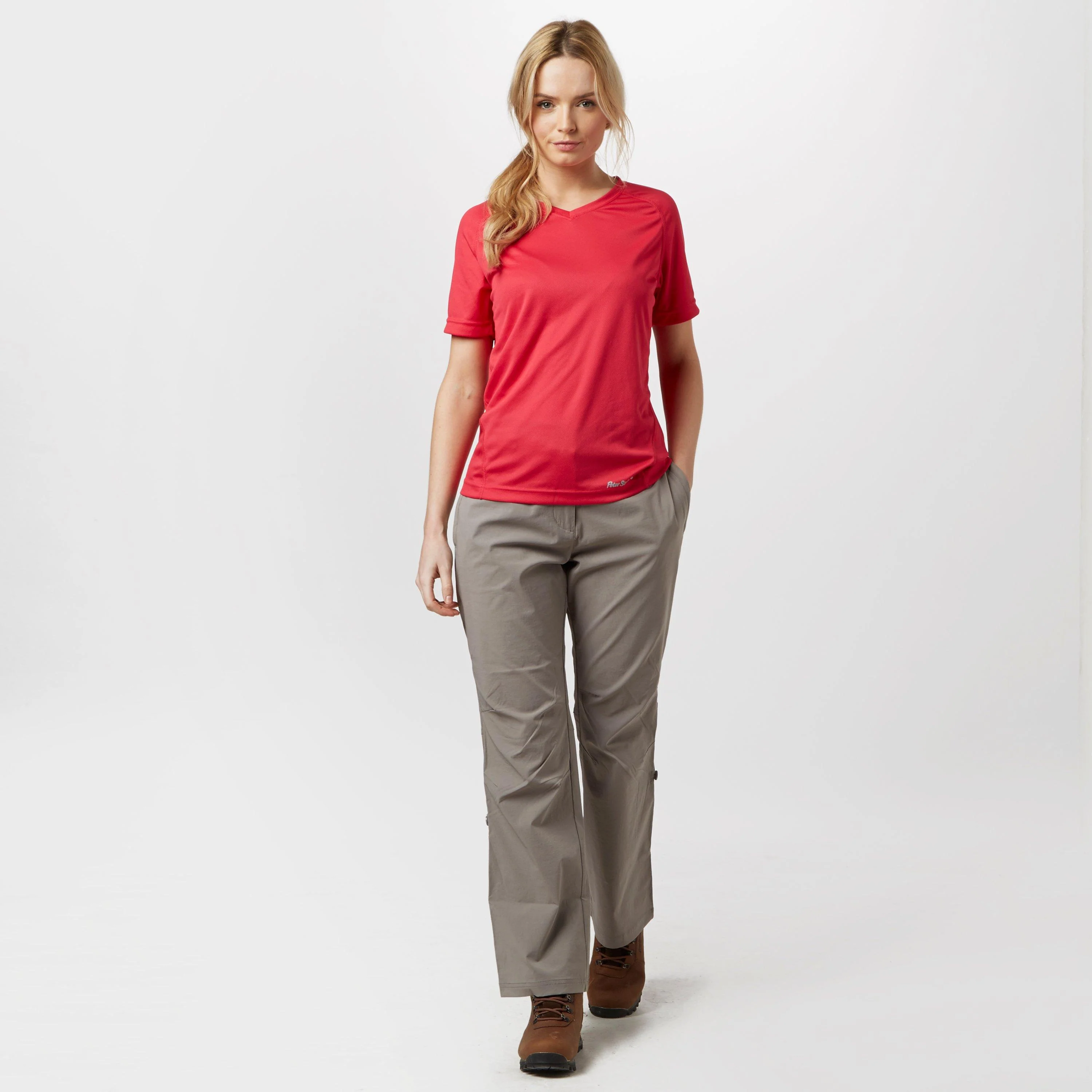 Women's Stretch Roll-Up Trousers - Image 3