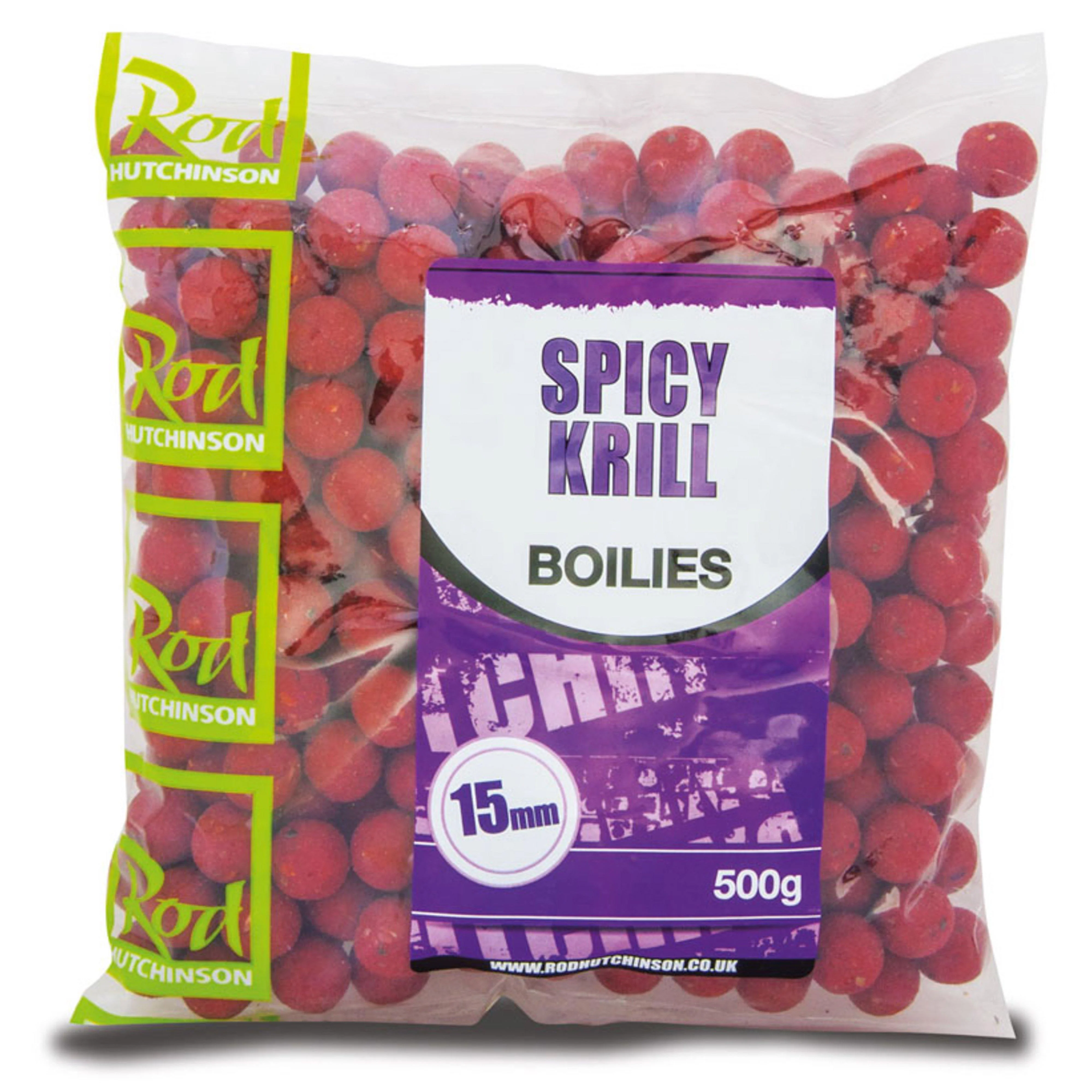 15mm Spicy Krill Boilies (500g) - Image 2