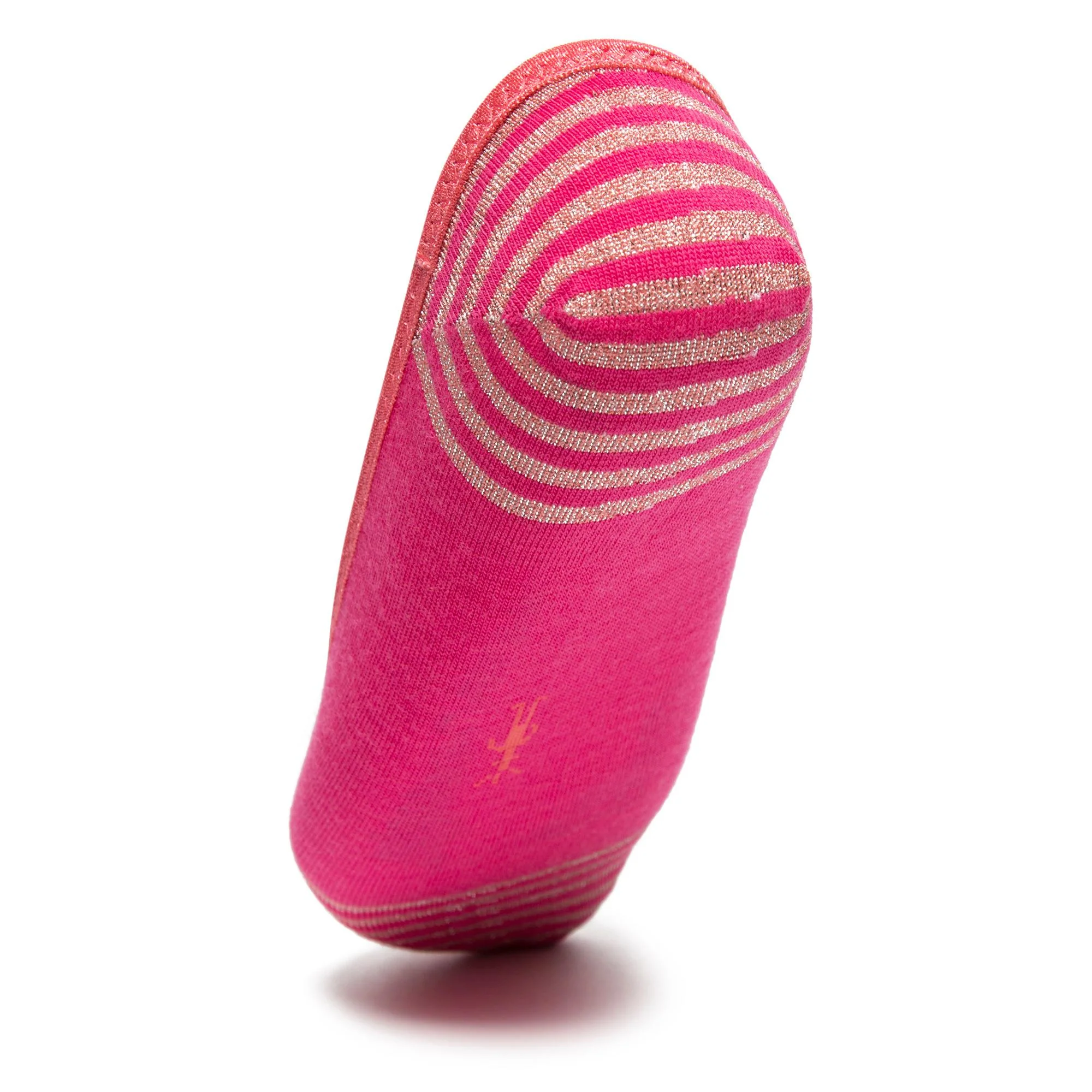 Women's Metallic Striped Sleuth No Show Socks - Image 2