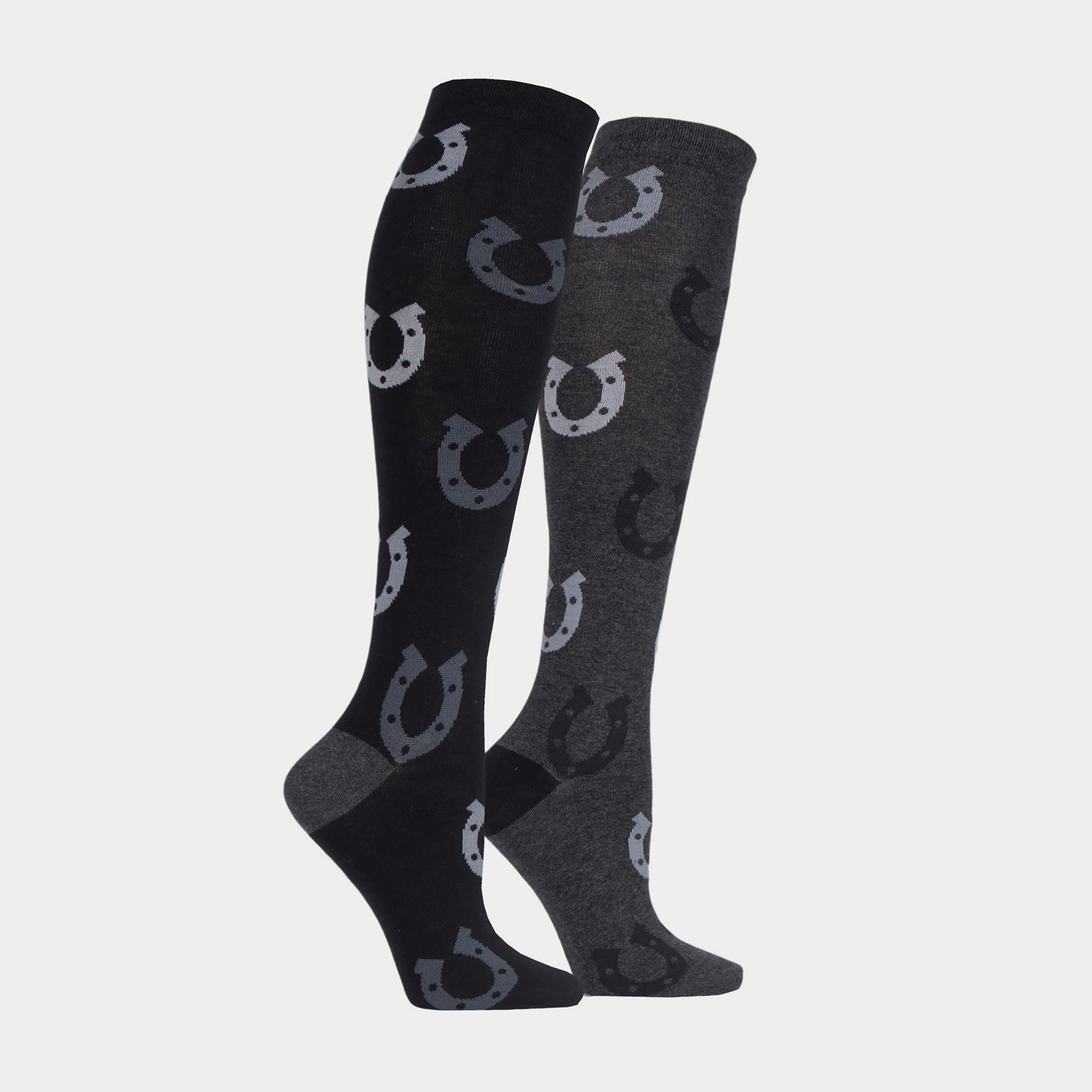 Equestrian Kids Horseshoe Socks 2 Pack