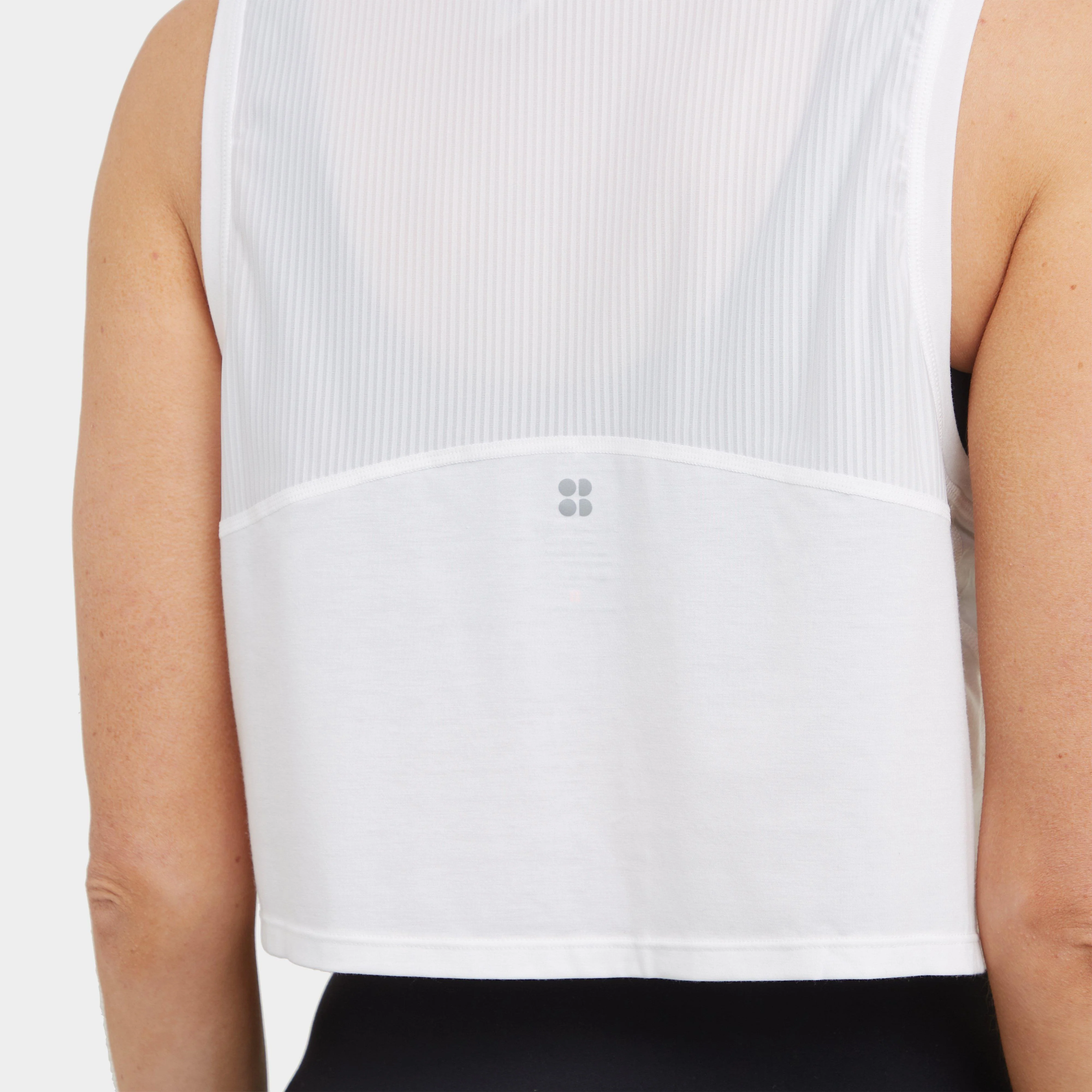 Women’s Breathe Easy Crop Muscle Vest - Image 5