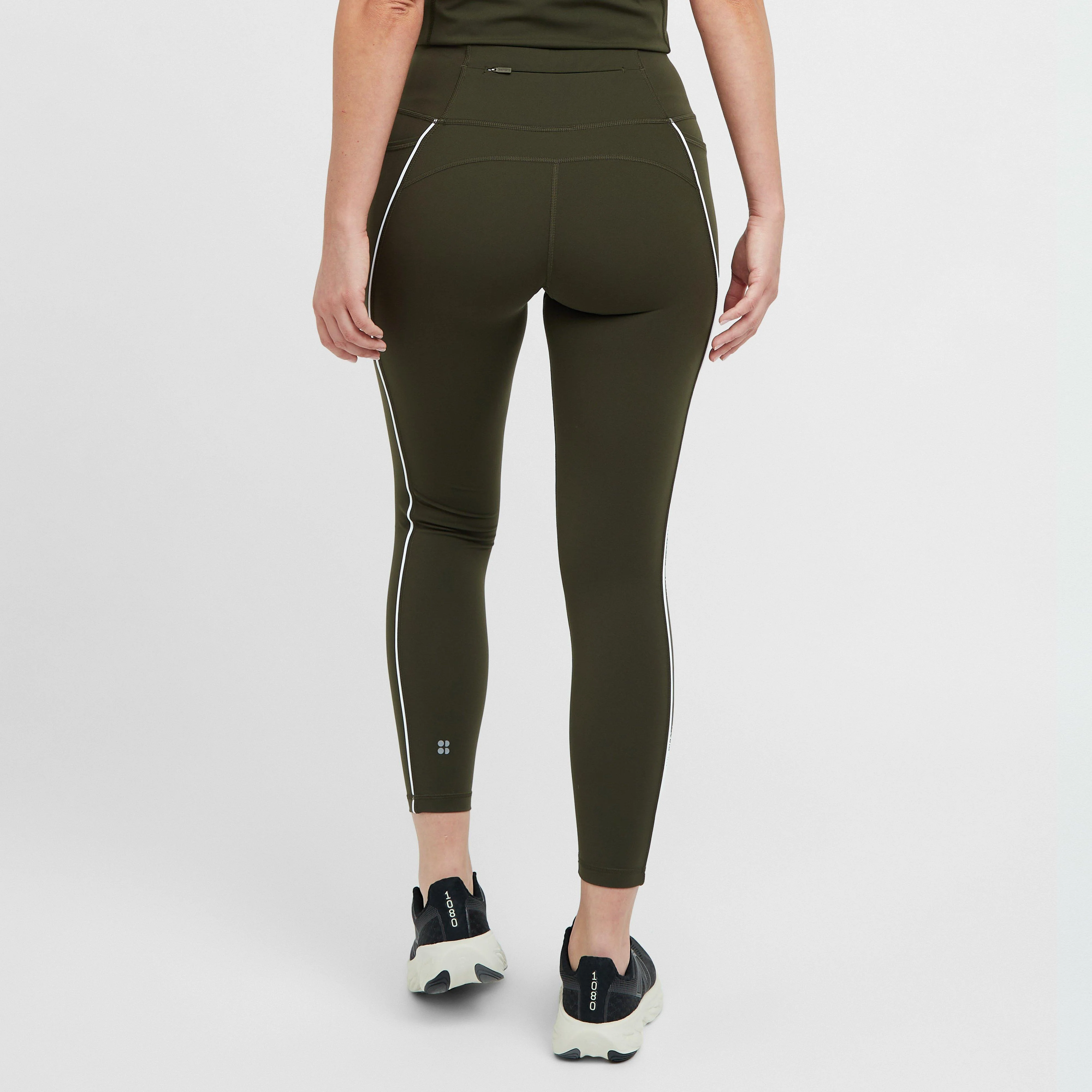 Women’s Power 7/8 Piping Gym Leggings - Image 2