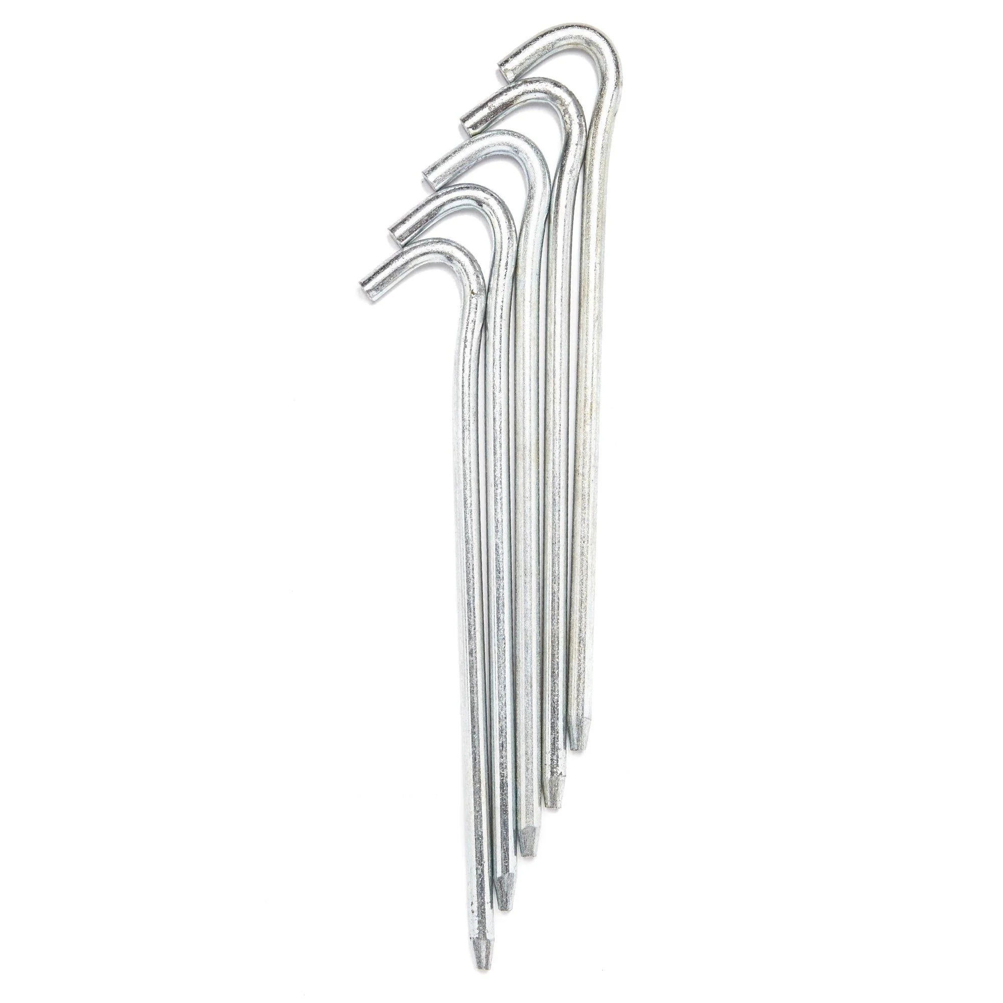 23cm Steel Tent Pegs - 5 Pack - Image 3