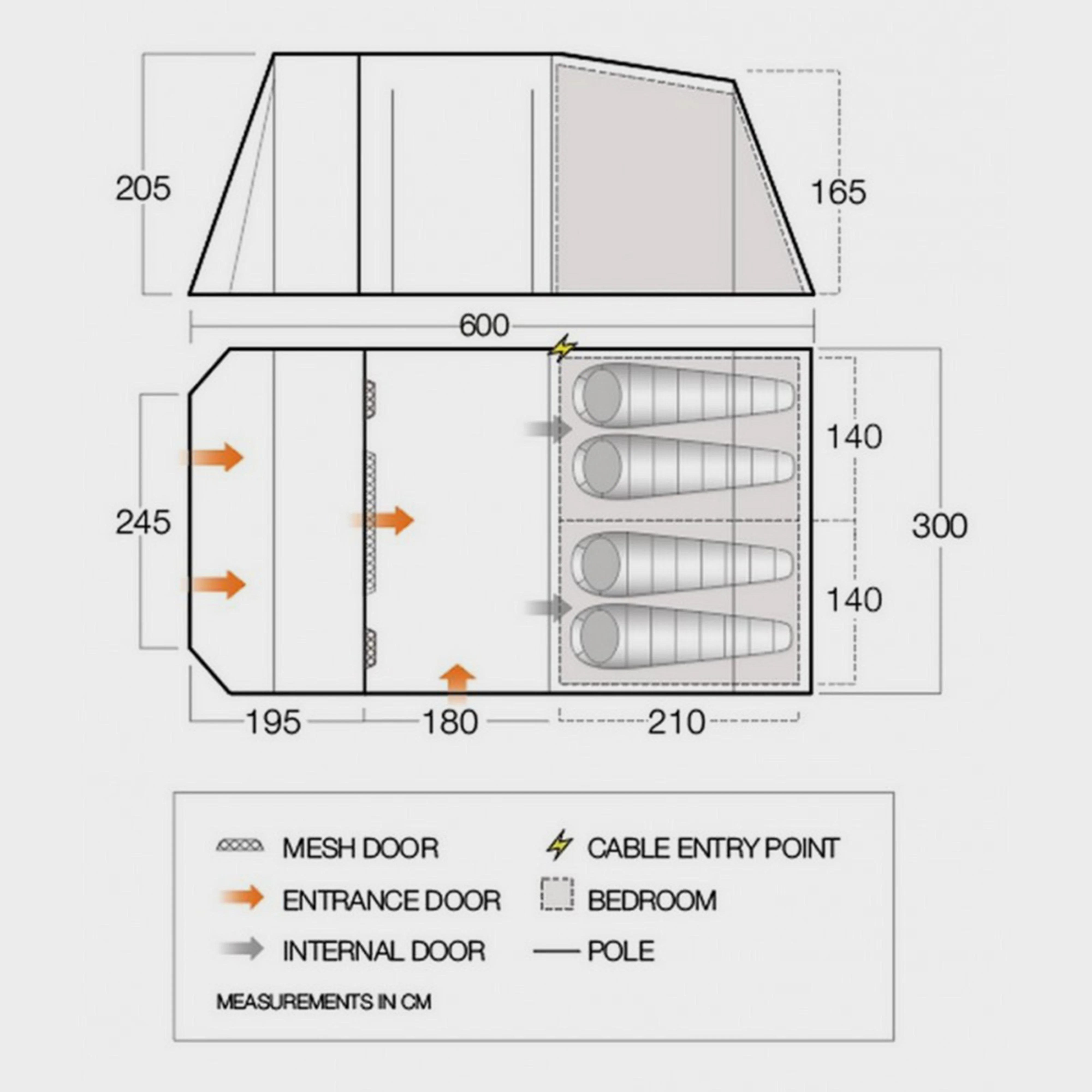 Refurbished Stargrove II 400 Tent - Image 2