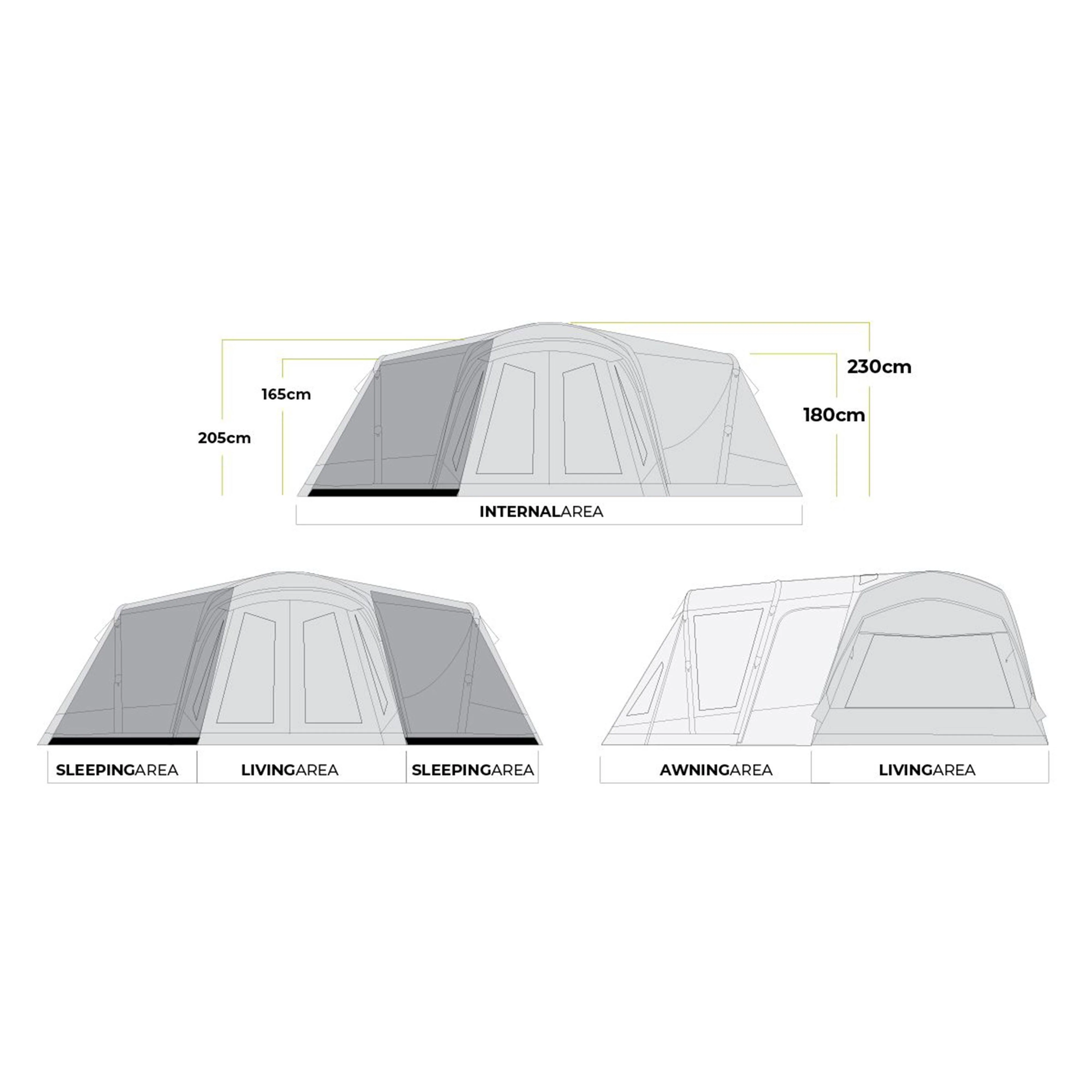 Aerodome II Pro 6 Person Tent - Image 7
