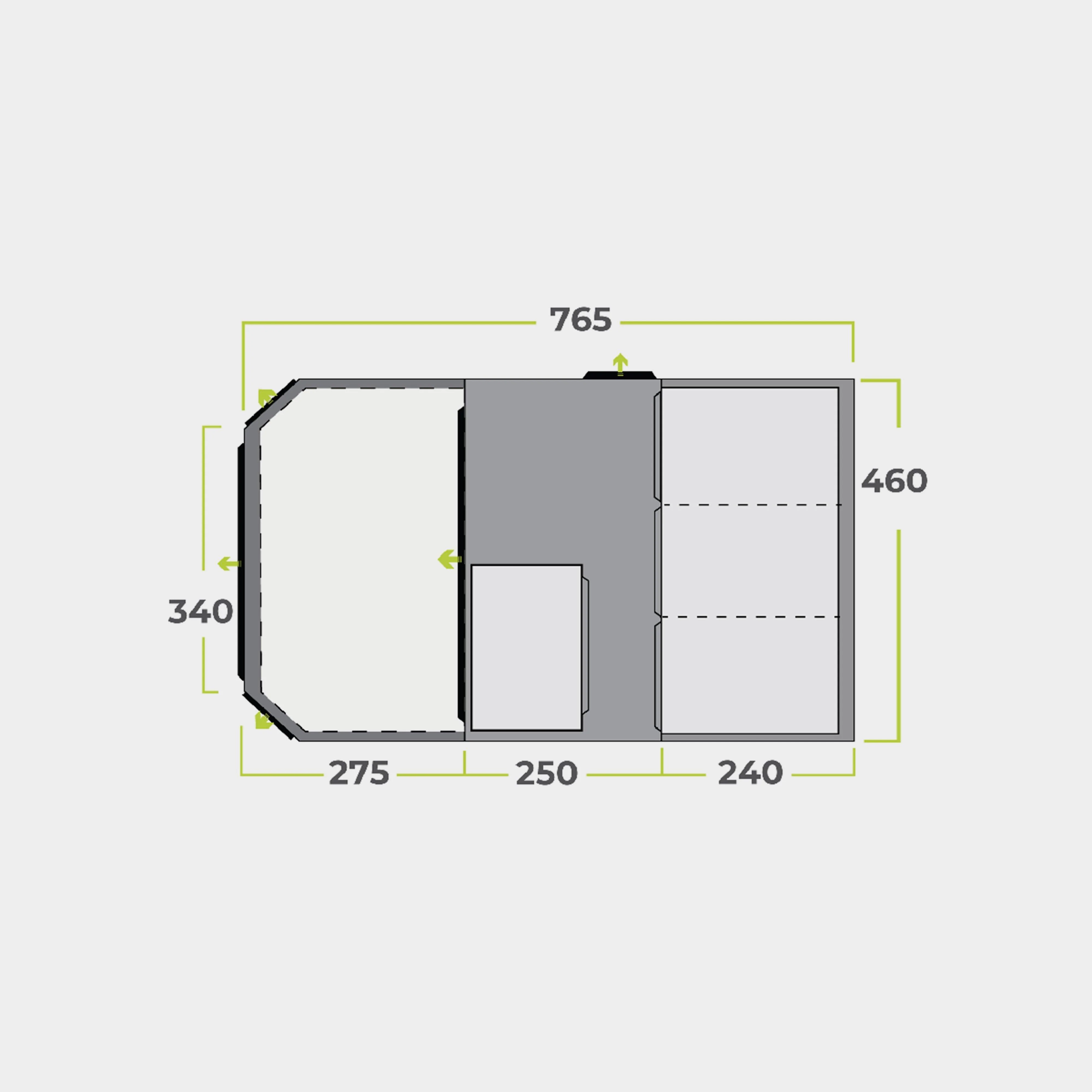 Refurbished Aero Dura TXL Air Tent - Image 2